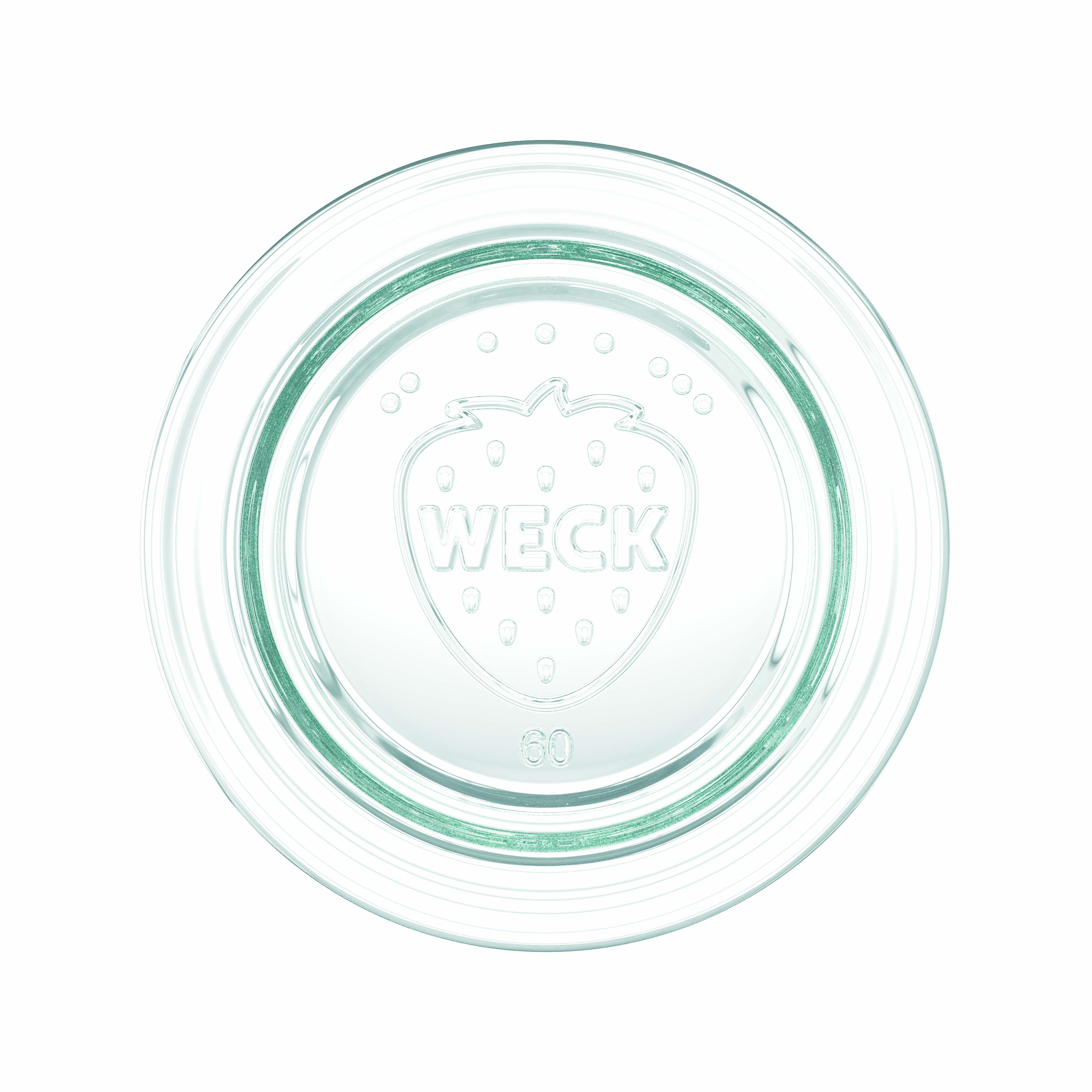 6x 1000 ml WECK-juiceflaska med glaslock RR 60