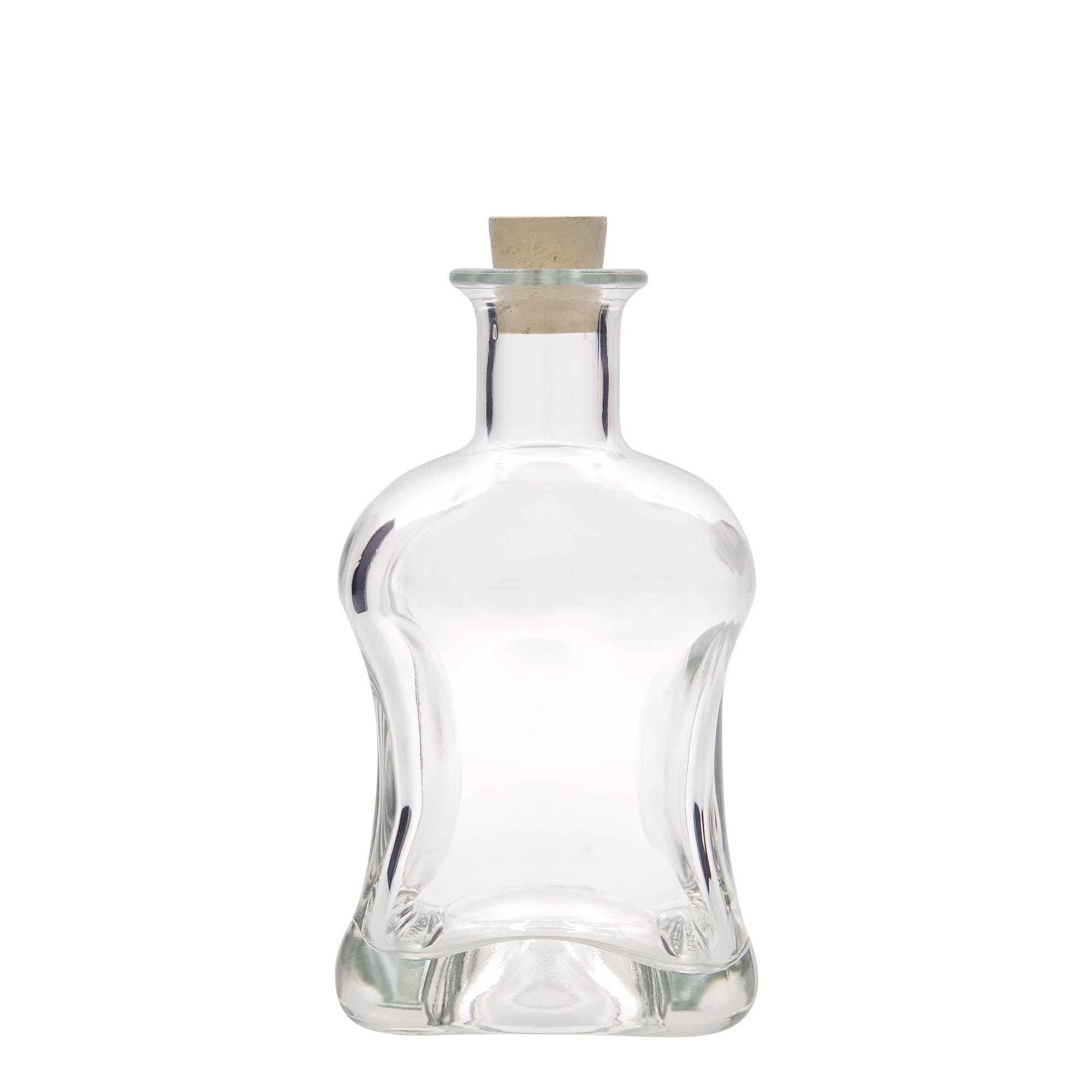 500 ml glasflaska 'Dublin', kvadratisk, öppning: kork