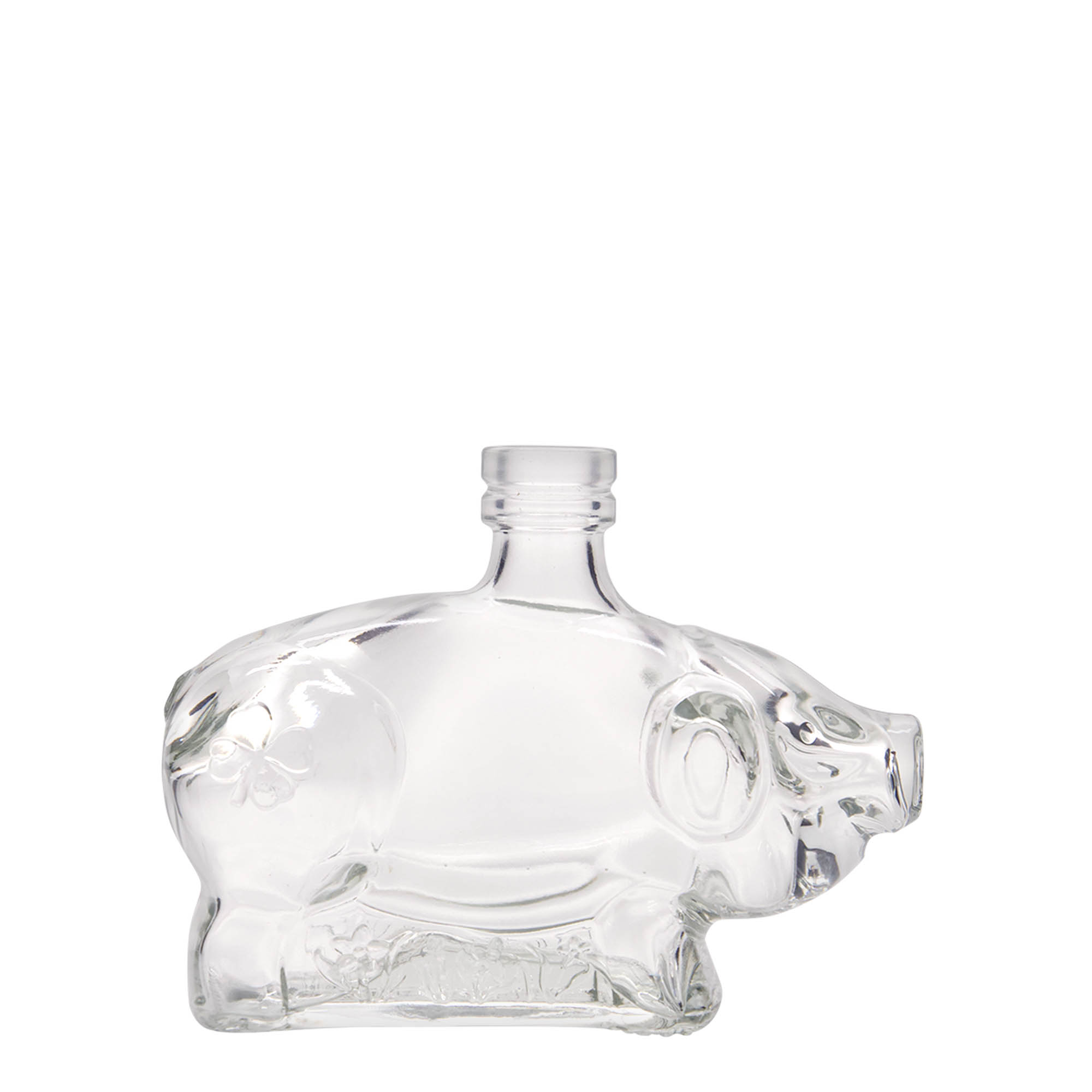 200 ml glasflaska 'Lyckosvin', öppning: kork