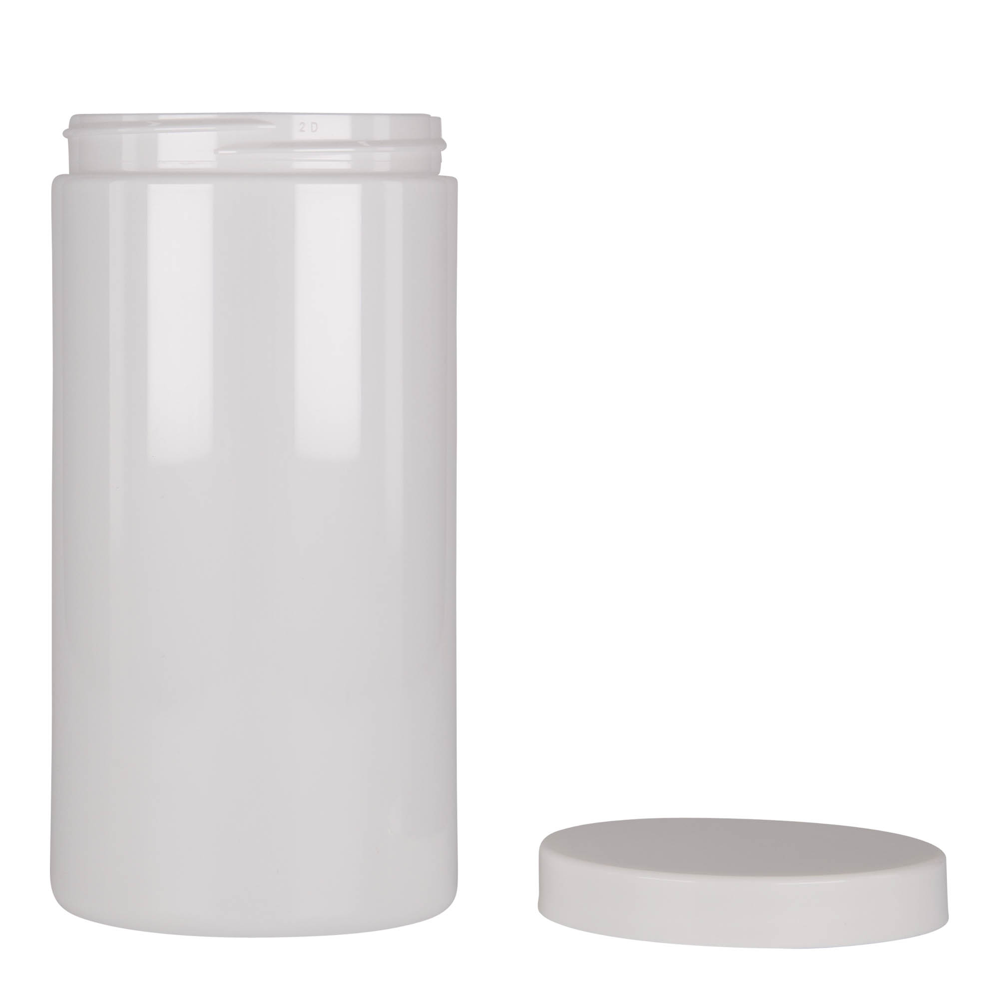 500 ml PET-burk 'Isabella', vit, öppning: 70/400