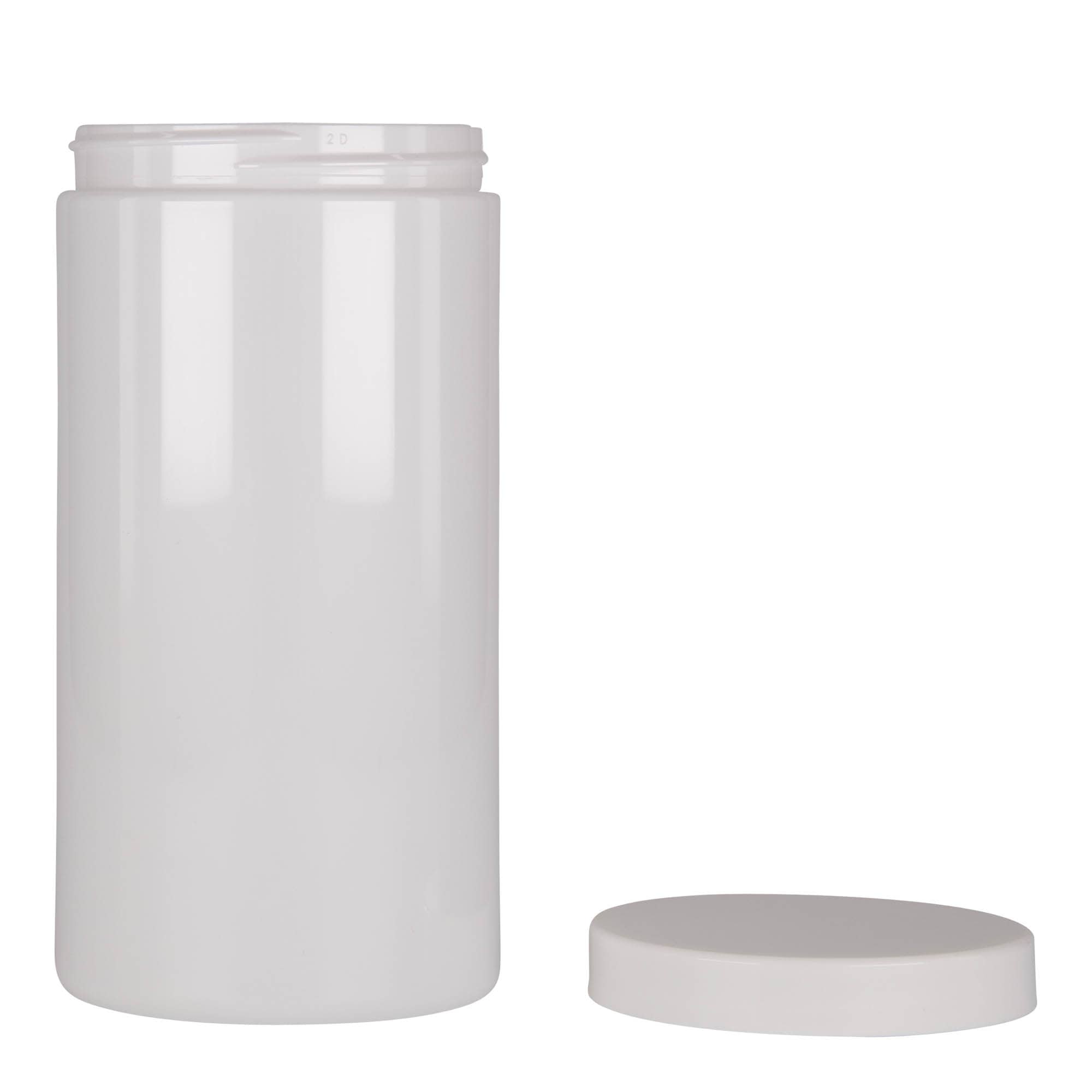 500 ml PET-burk 'Isabella', vit, öppning: 70/400