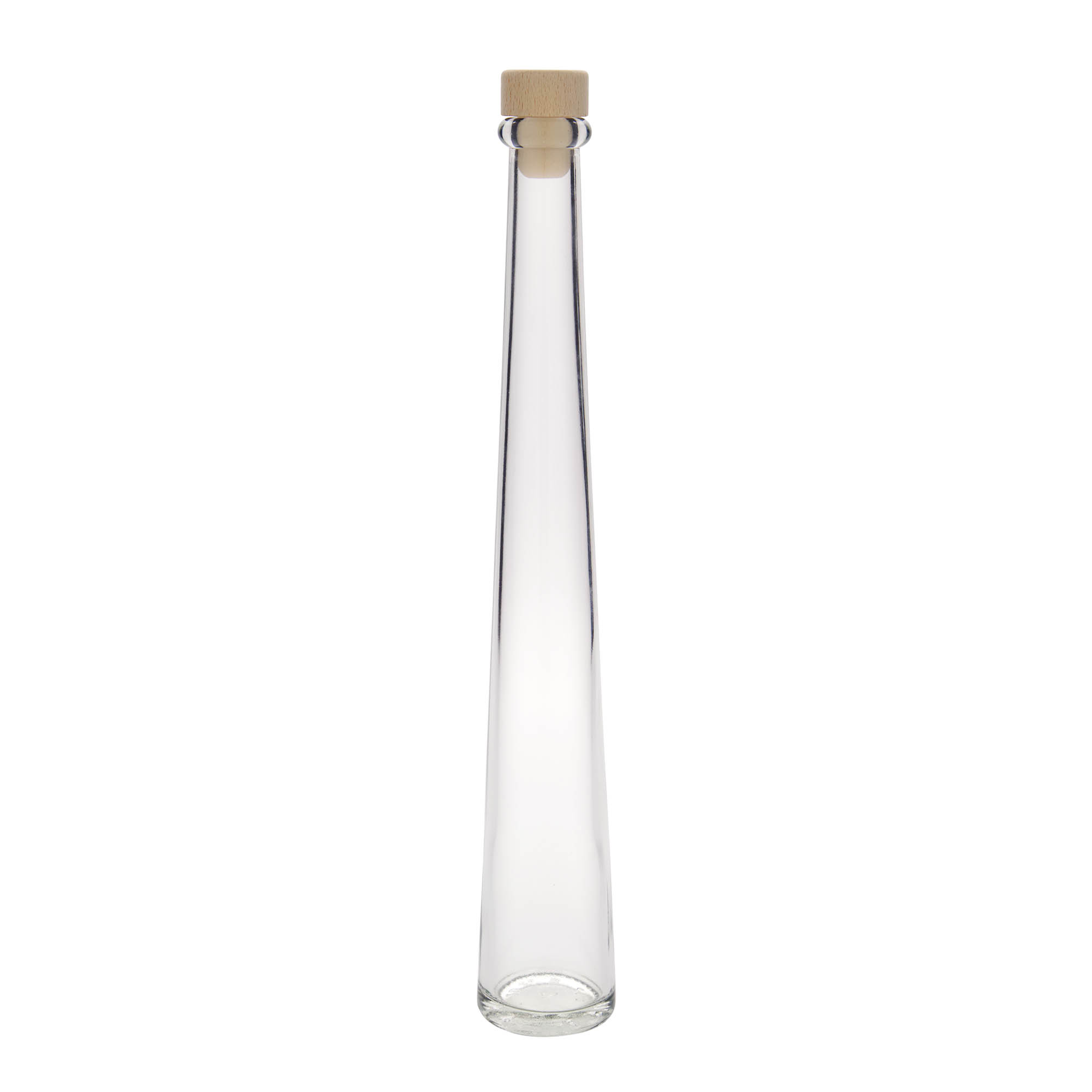 200 ml glasflaska 'Dama Rondo', öppning: kork