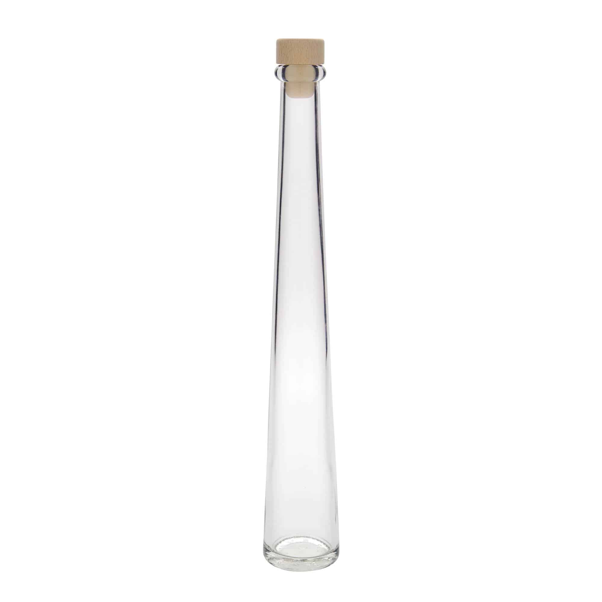 200 ml glasflaska 'Dama Rondo', öppning: kork