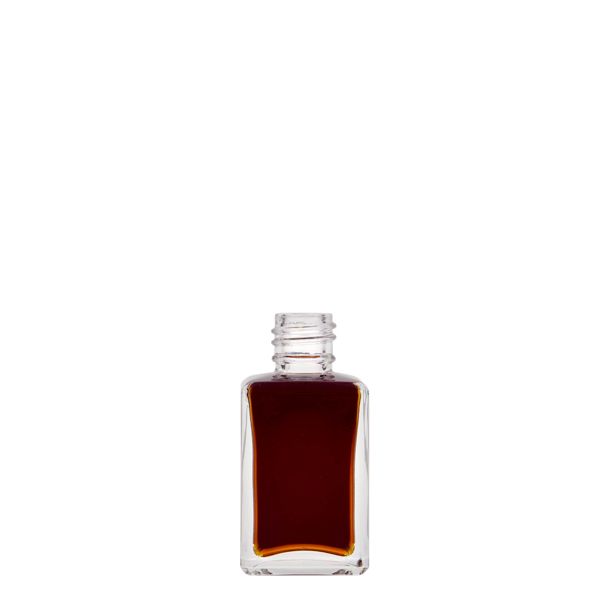 30 ml glasflaska 'Tamme', kvadratisk, öppning: PP 18