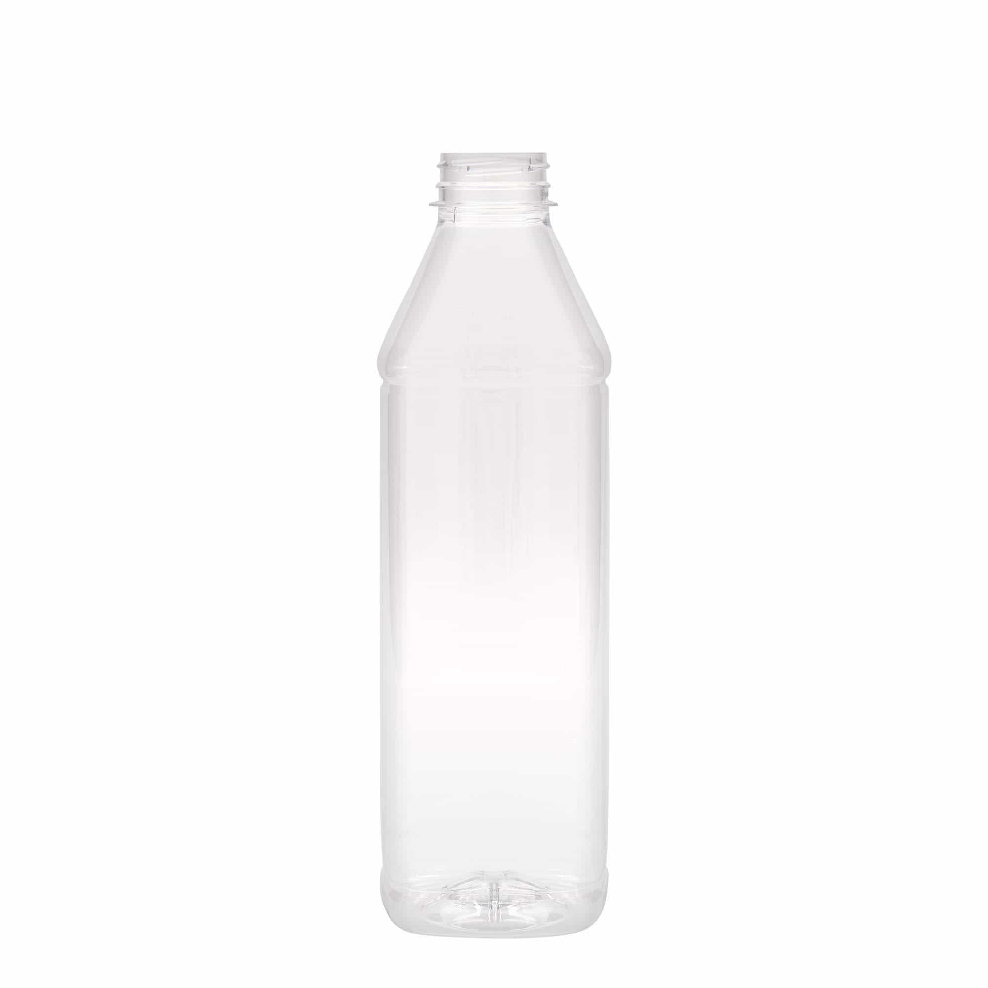 1 000 ml PET-flaska Milk and Juice Carré, kvadratisk, plast, mynning: 38 mm 1 000 ml PET-flaska Milk and Juice Carré, kvadratisk, plast, mynning: 38 mm