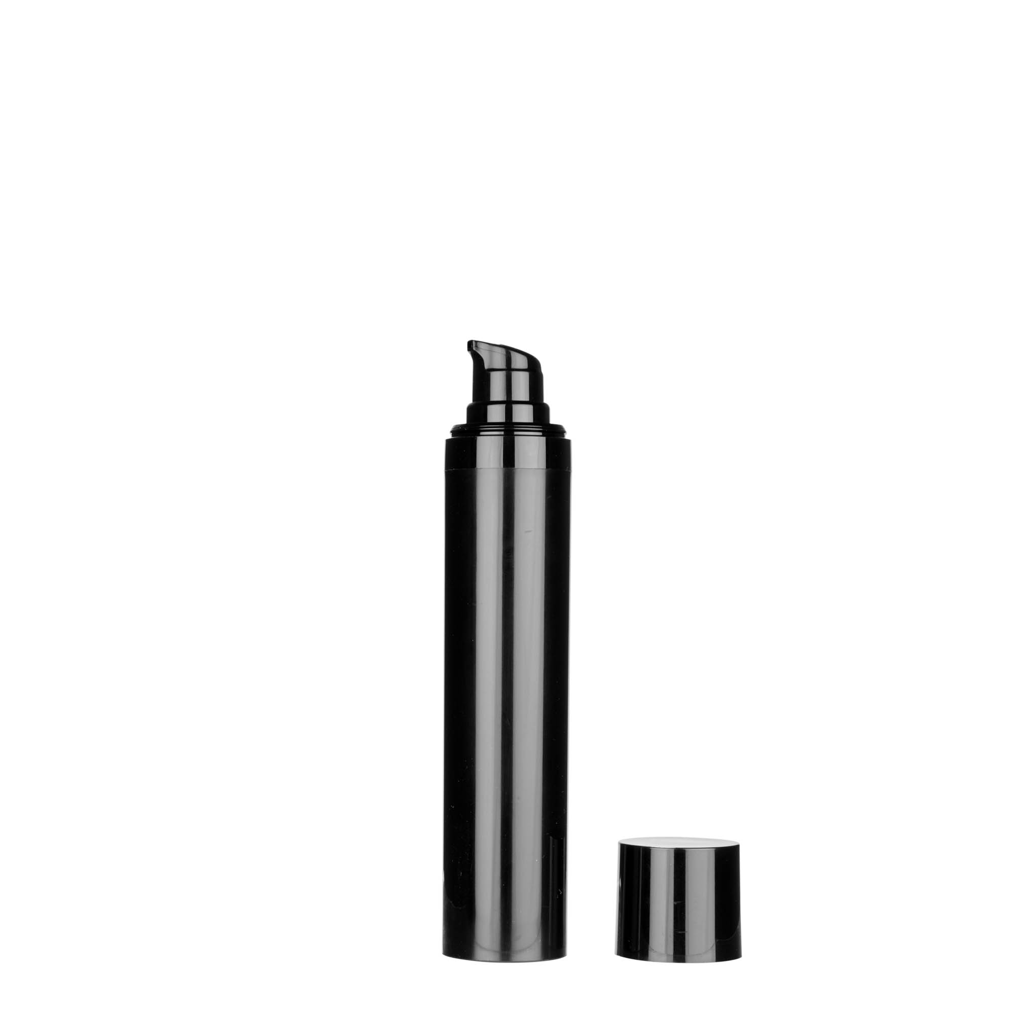 50 ml Airless-dispenser 'Micro', PP-plast, svart