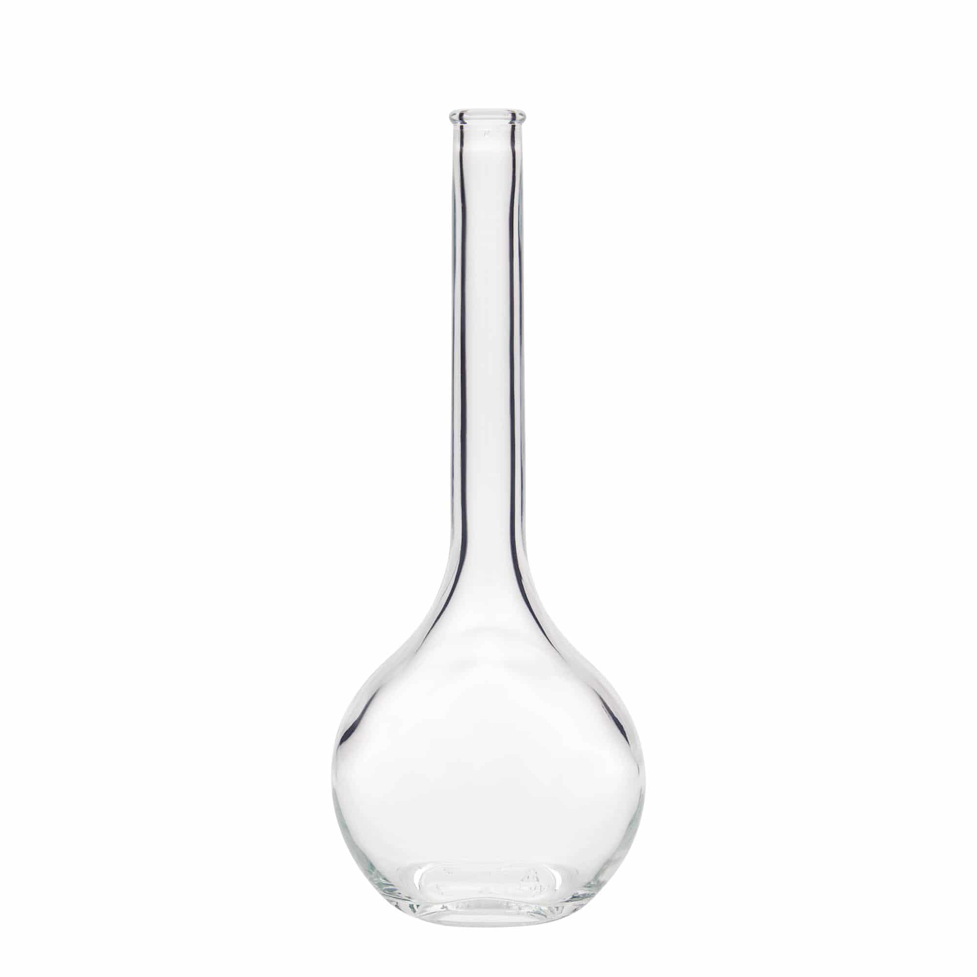 500 ml glasflaska 'Contessa', oval, öppning: kork