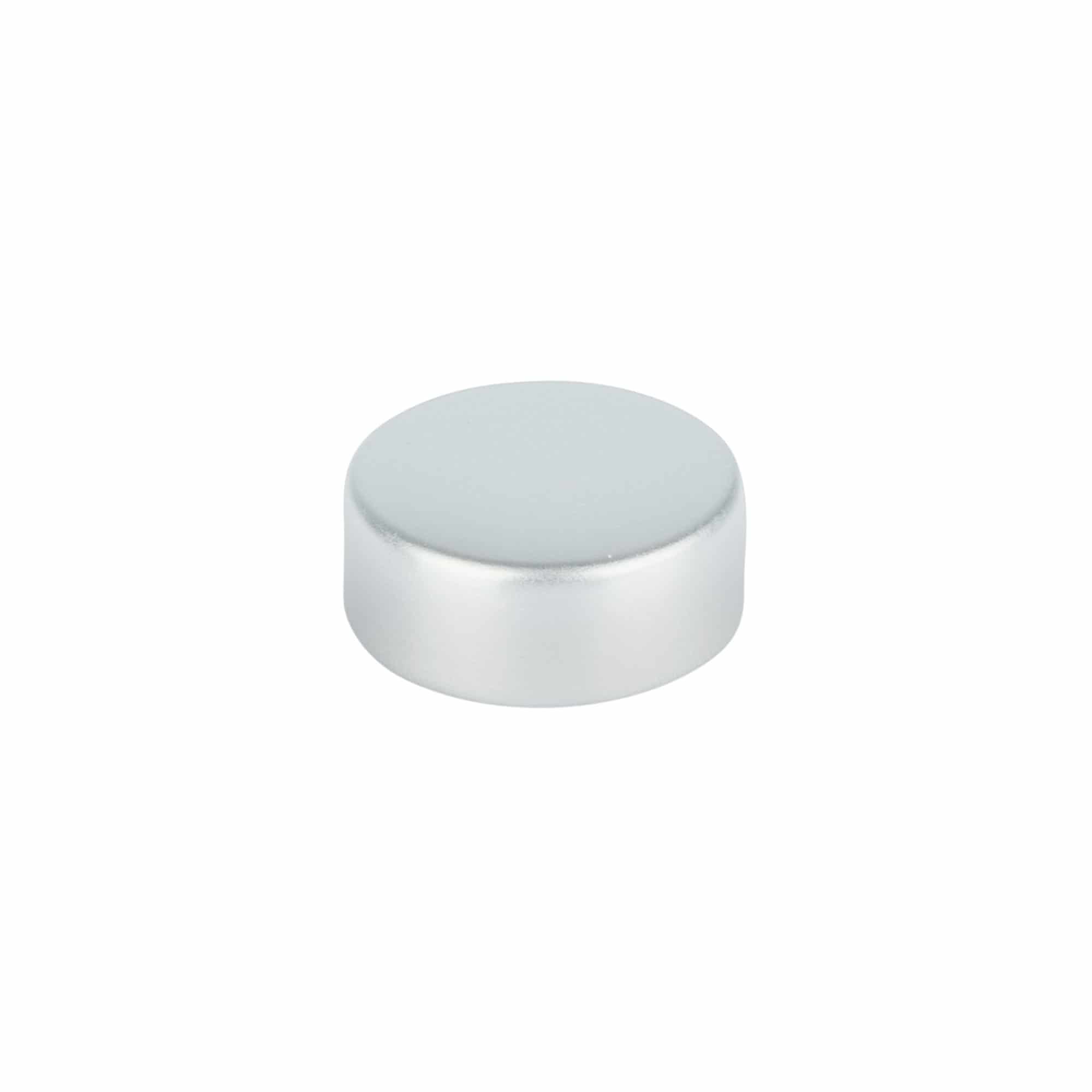 Skruvkork, metall, silver, för mynning: GPI 28/400 Skruvkork, metall, silver, för mynning: GPI 28/400