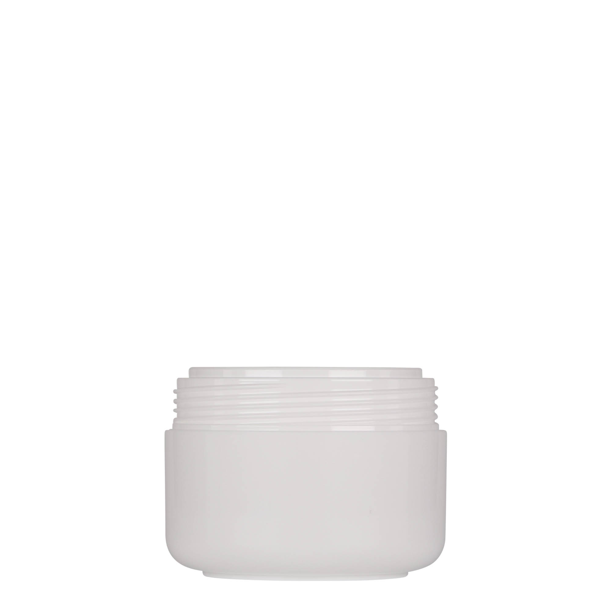 100 ml plastburk 'Bianca', PP, vit, öppning: skruvlock 100 ml plastburk 'Bianca', PP, vit, öppning: skruvlock