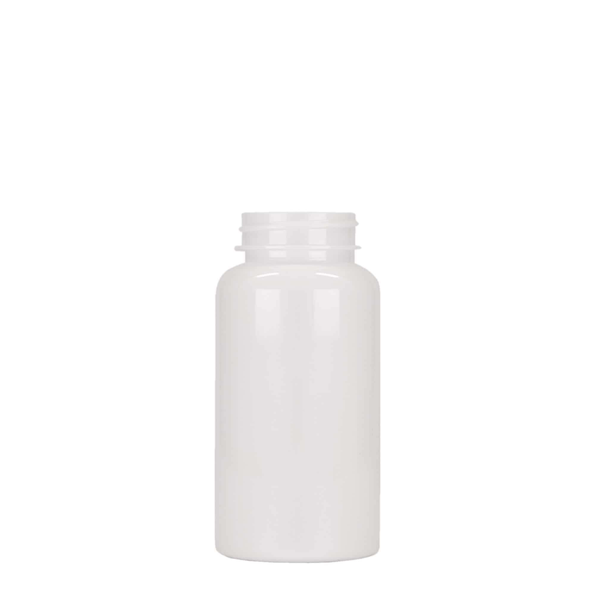 150 ml PET-flaska, plast, vit, öppning: 38/400