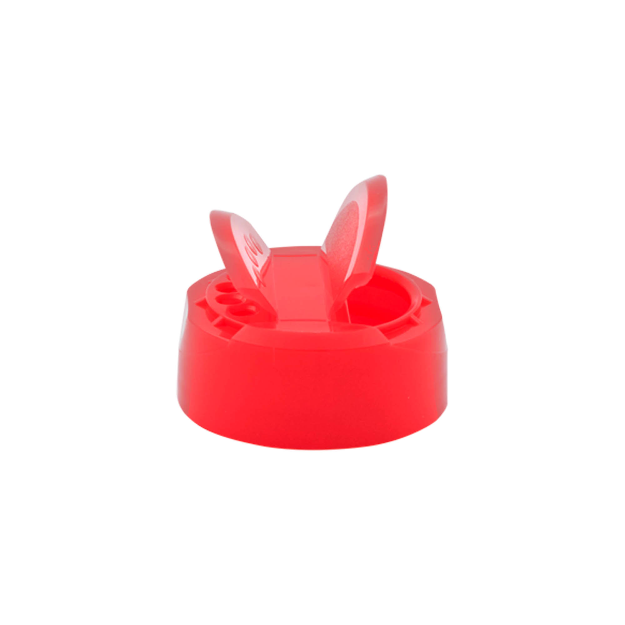 Kryddburkslock med ströare, PP-plast, röd, för öppning: 38/400 Kryddburkslock med ströare, PP-plast, röd, för öppning: 38/400