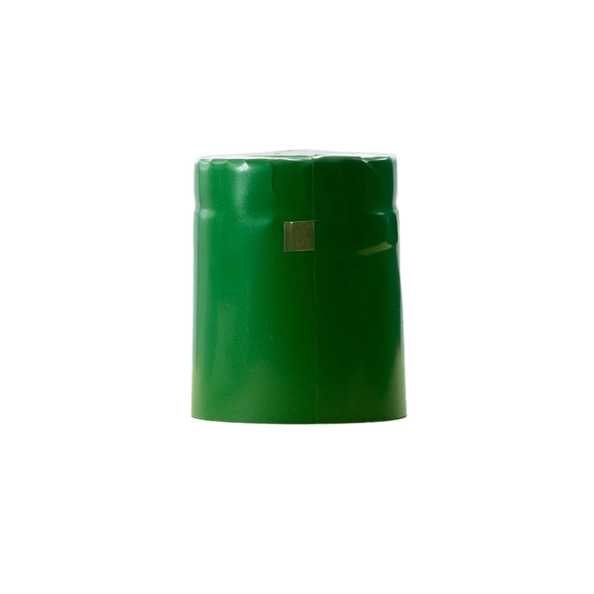 Shrinkkapsel 32x41, PVC-plast, grön