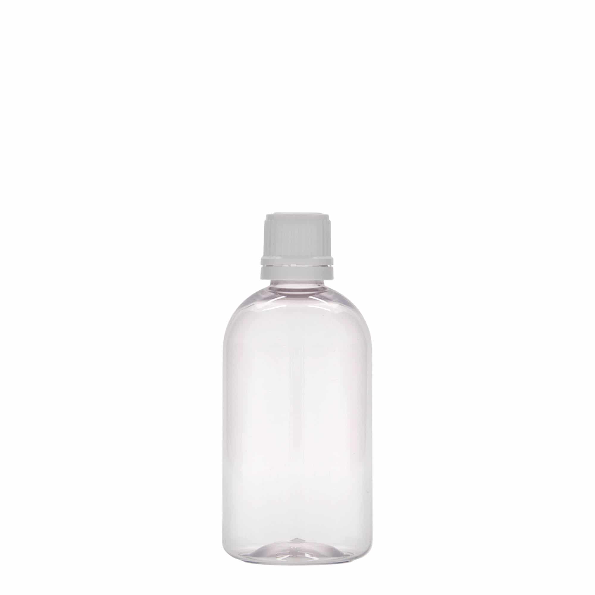100 ml PET-medicinflaska 'Easy Living', plast, mynning: DIN 18