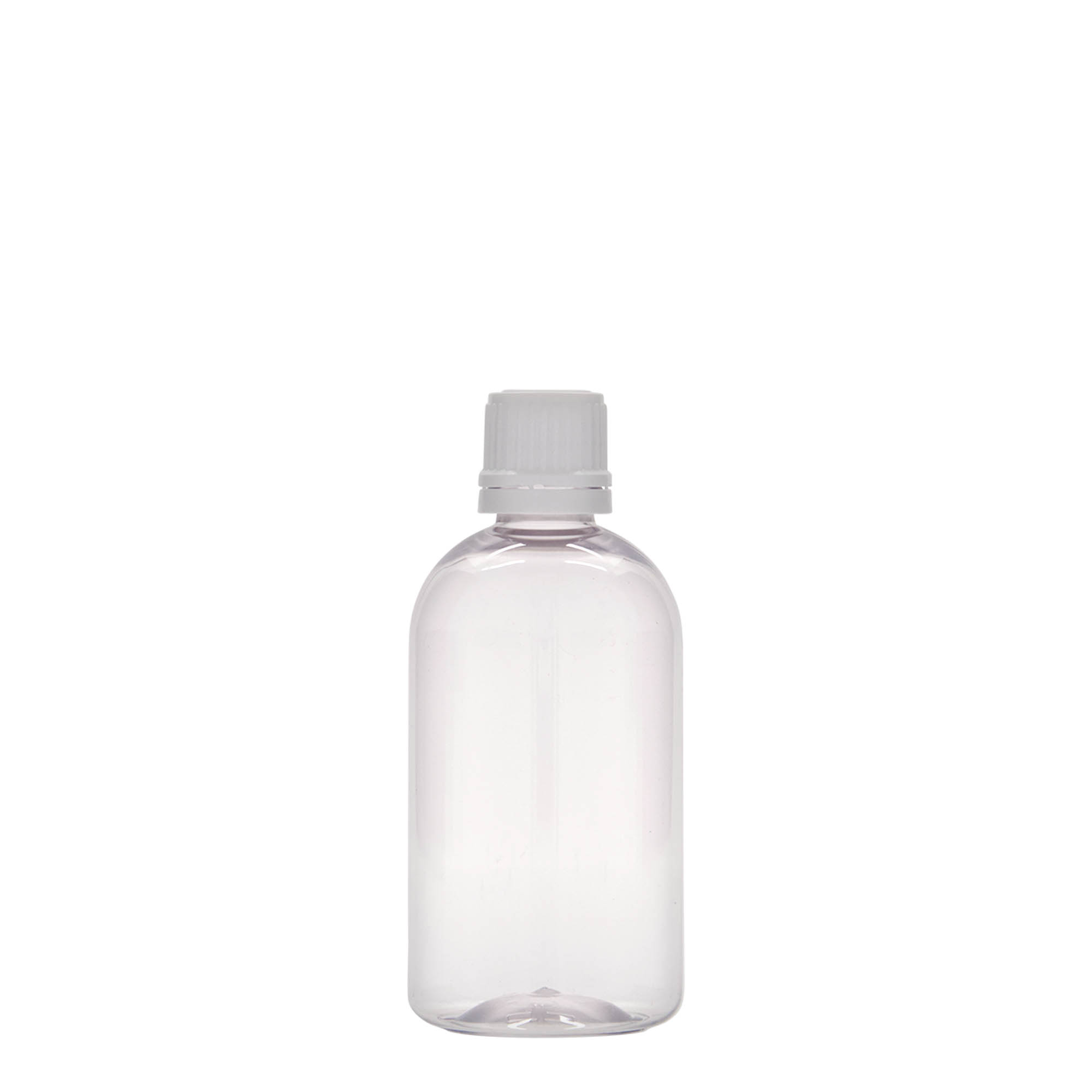 100 ml PET-medicinflaska 'Easy Living', plast, öppning: DIN 18