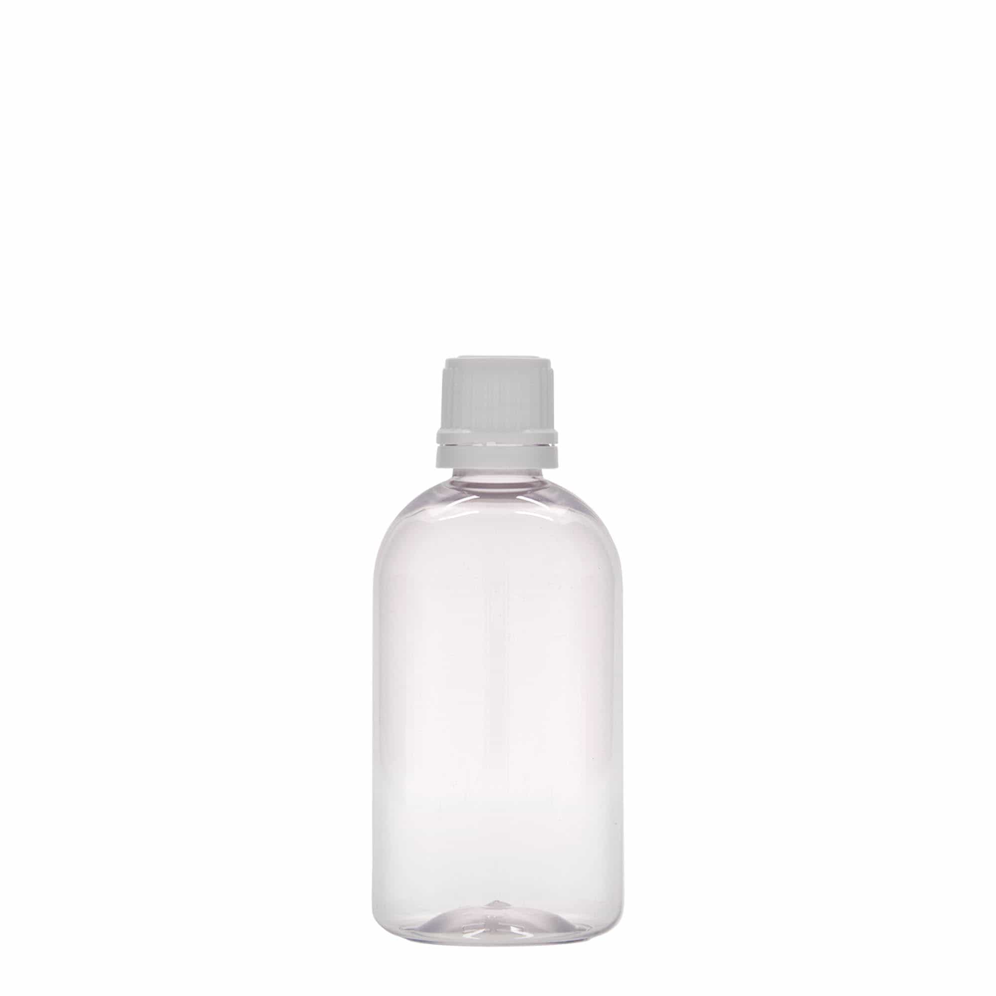 100 ml PET-medicinflaska 'Easy Living', plast, öppning: DIN 18