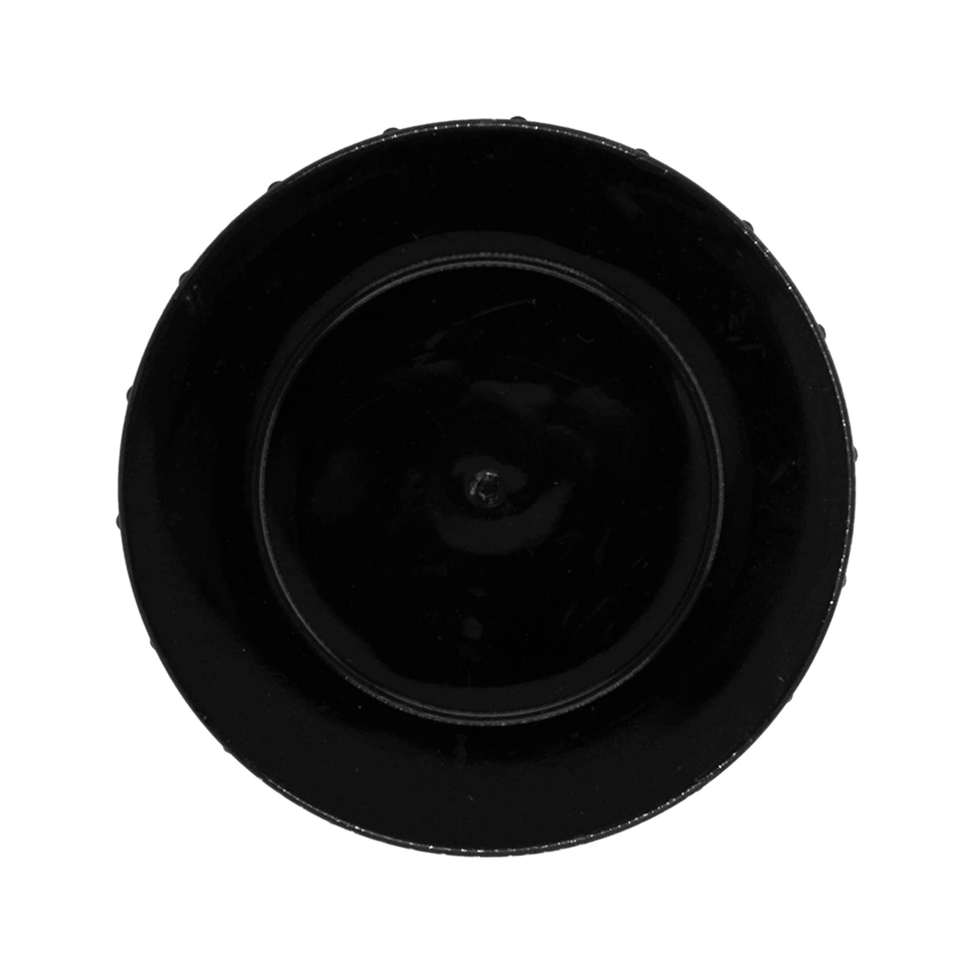 Skruvlock, PP-plast, svart, för öppning: DIN 68 Skruvlock, PP-plast, svart, för öppning: DIN 68