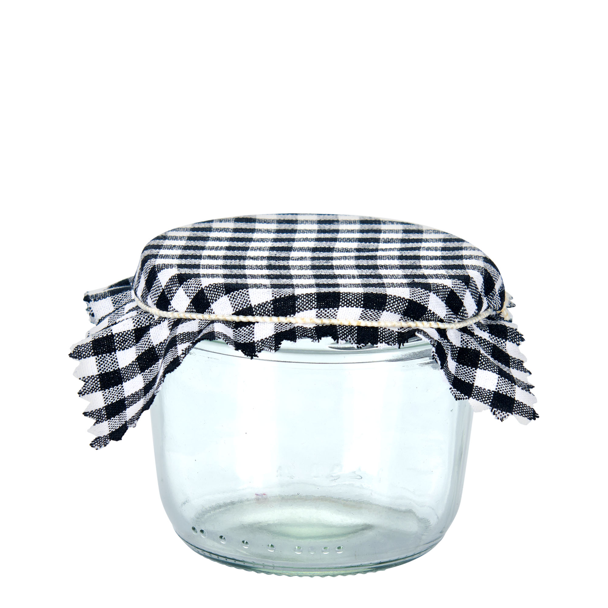 Rutigt tygunderlägg 12x12, kvadratiskt, textil, svart, öppning: TO38-TO53 Rutigt tygunderlägg 12x12, kvadratiskt, textil, svart, öppning: TO38-TO53