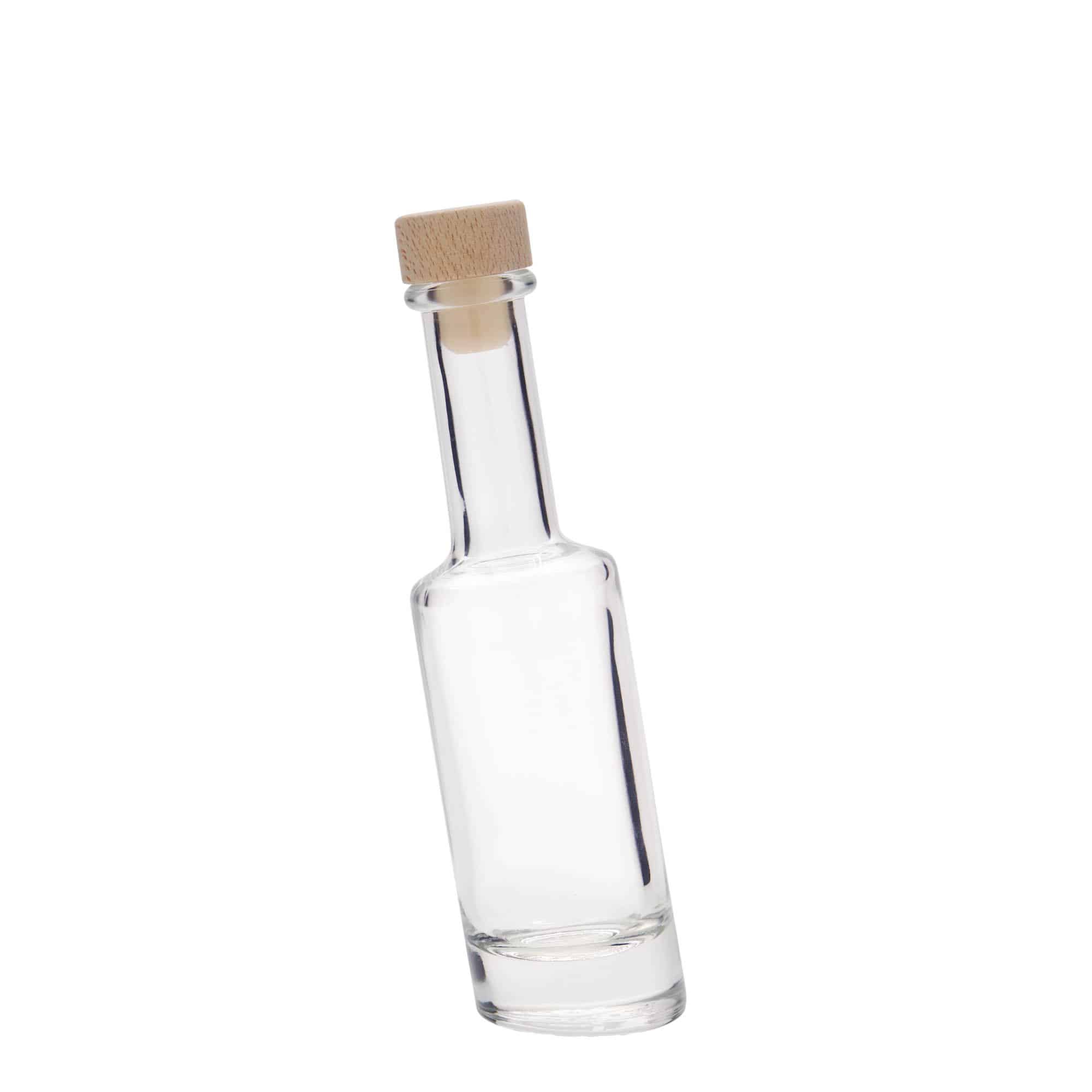 100 ml glasflaska 'Bounty', öppning: kork