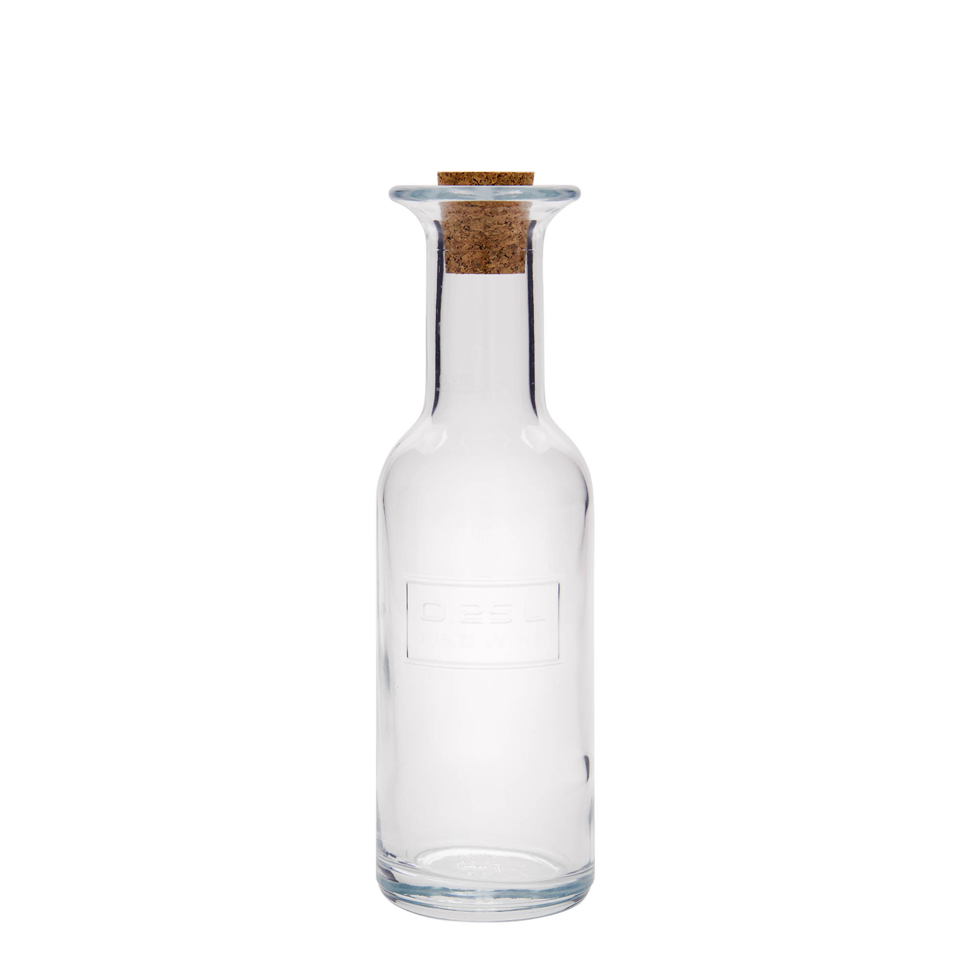 250 ml glasflaska 'Optima Fine Wine', öppning: kork
