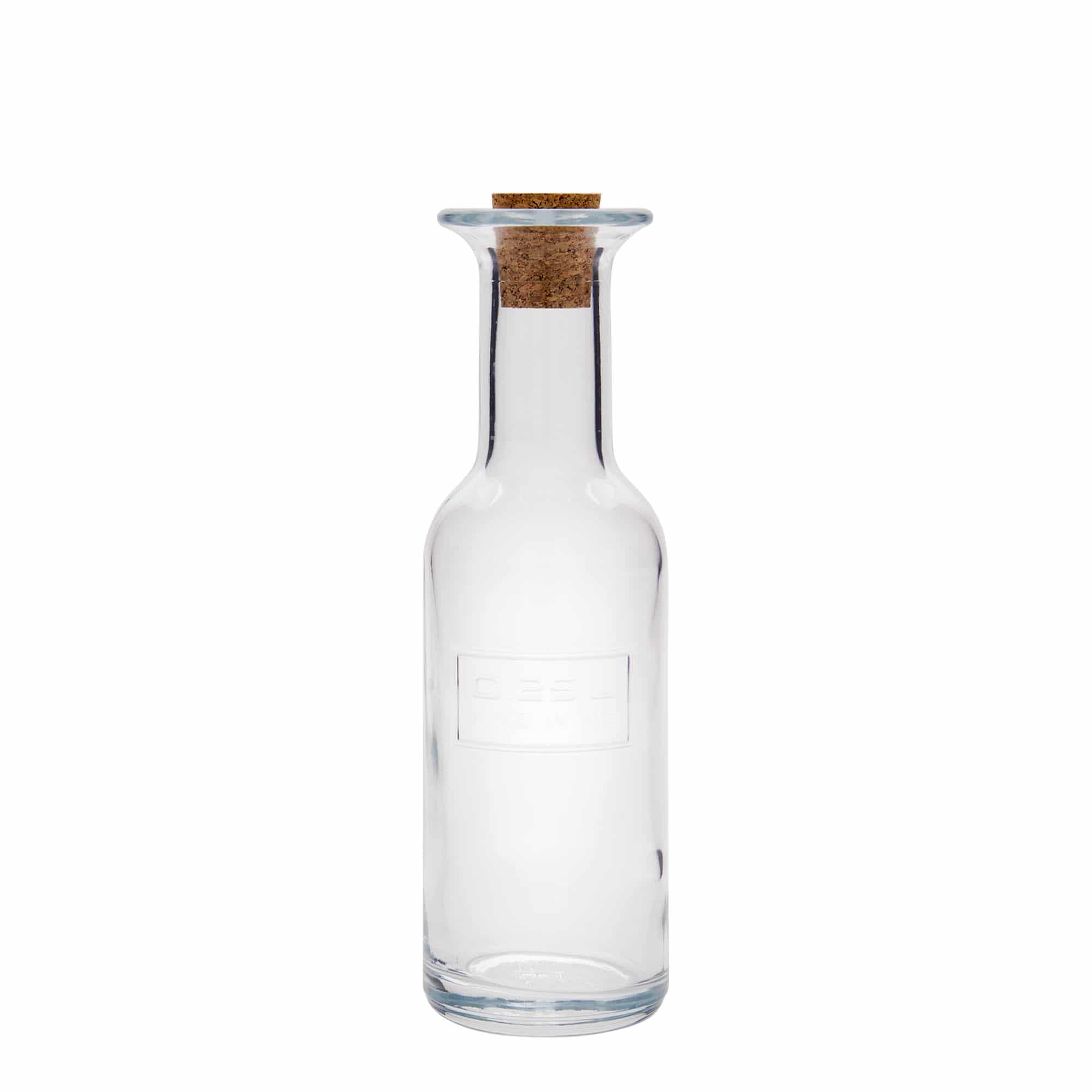 250 ml glasflaska 'Optima Fine Wine', öppning: kork