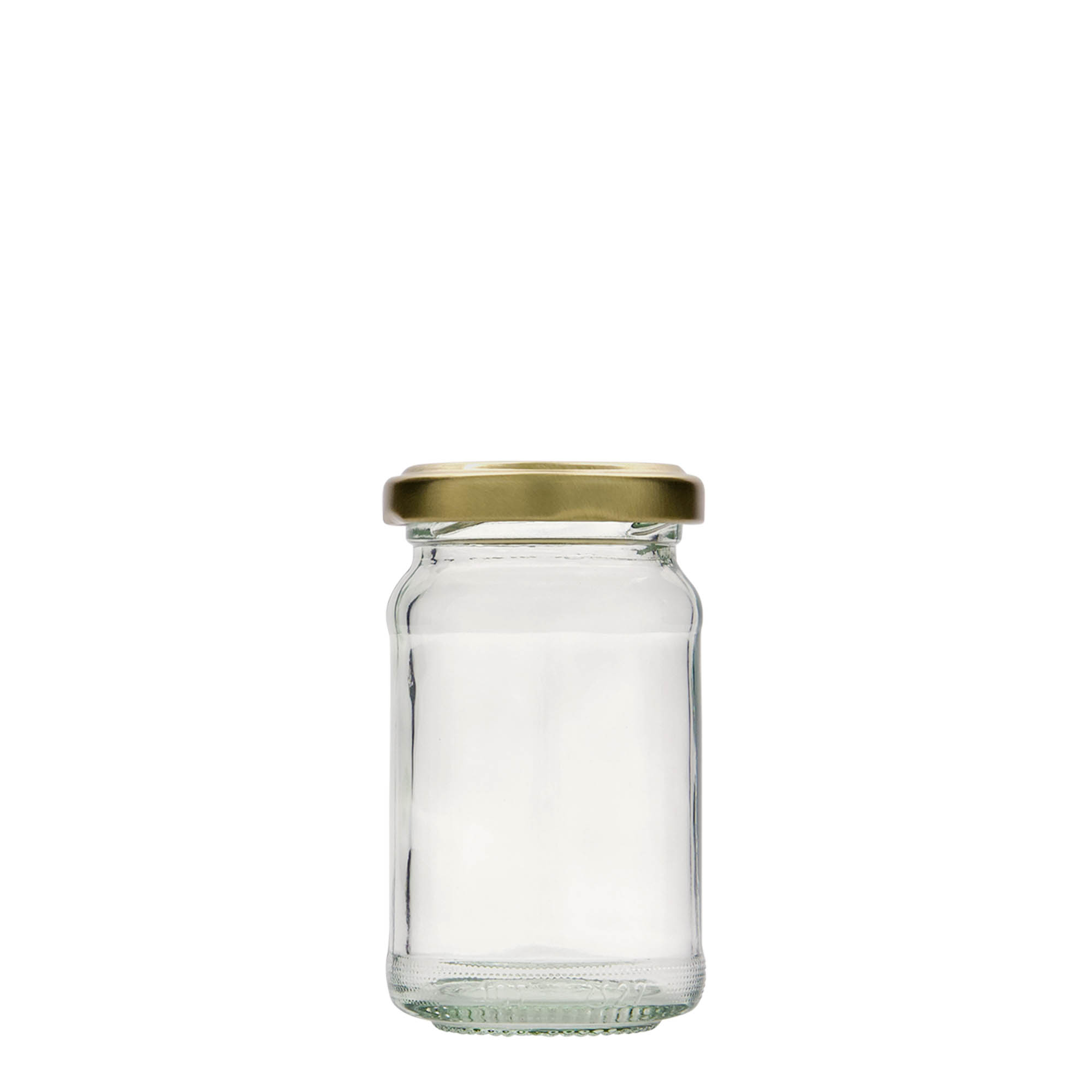 107 ml högt runt glas, mynning: Twist-Off (TO 48)