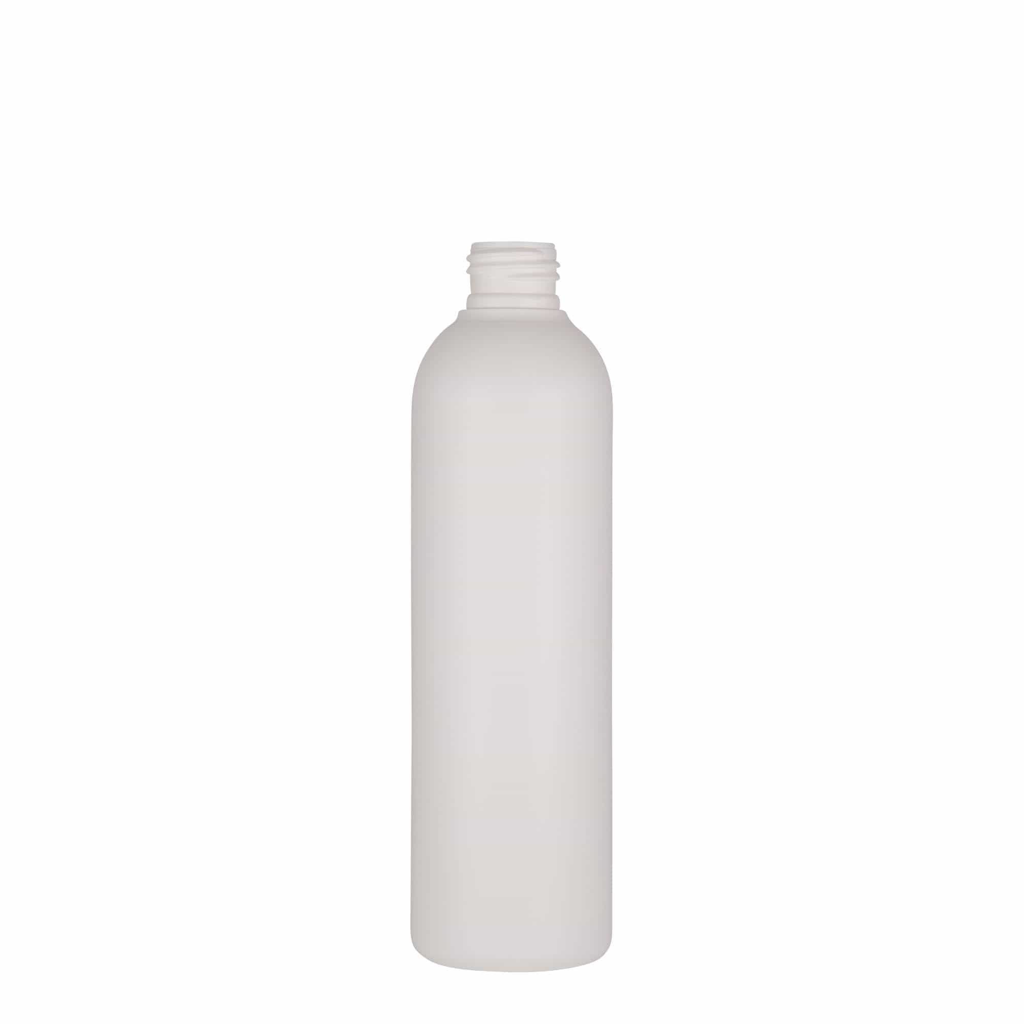250 ml plastflaska 'Tuffy', HDPE, vit, öppning: 24/410 250 ml plastflaska 'Tuffy', HDPE, vit, öppning: 24/410