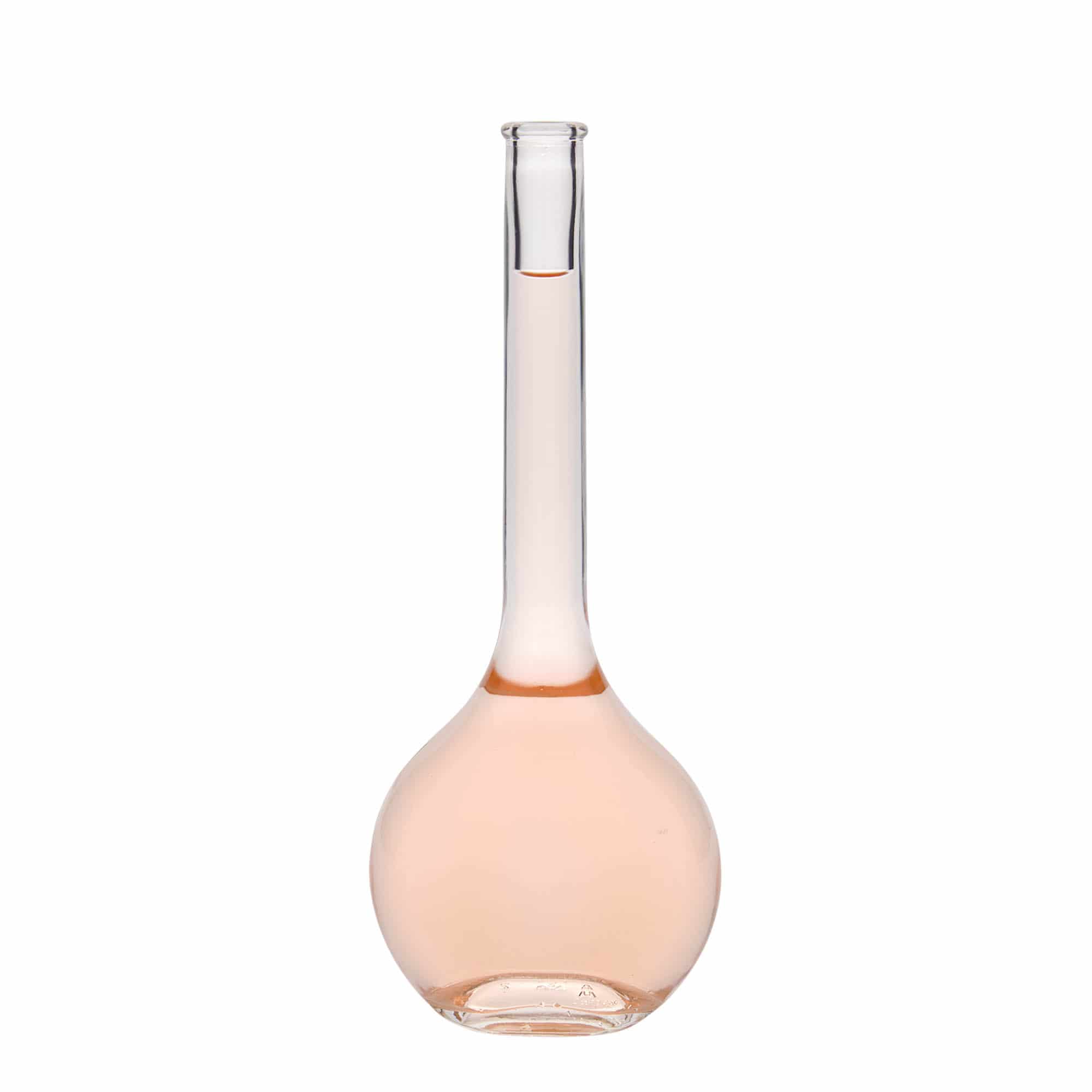 500 ml glasflaska 'Contessa', oval, öppning: kork