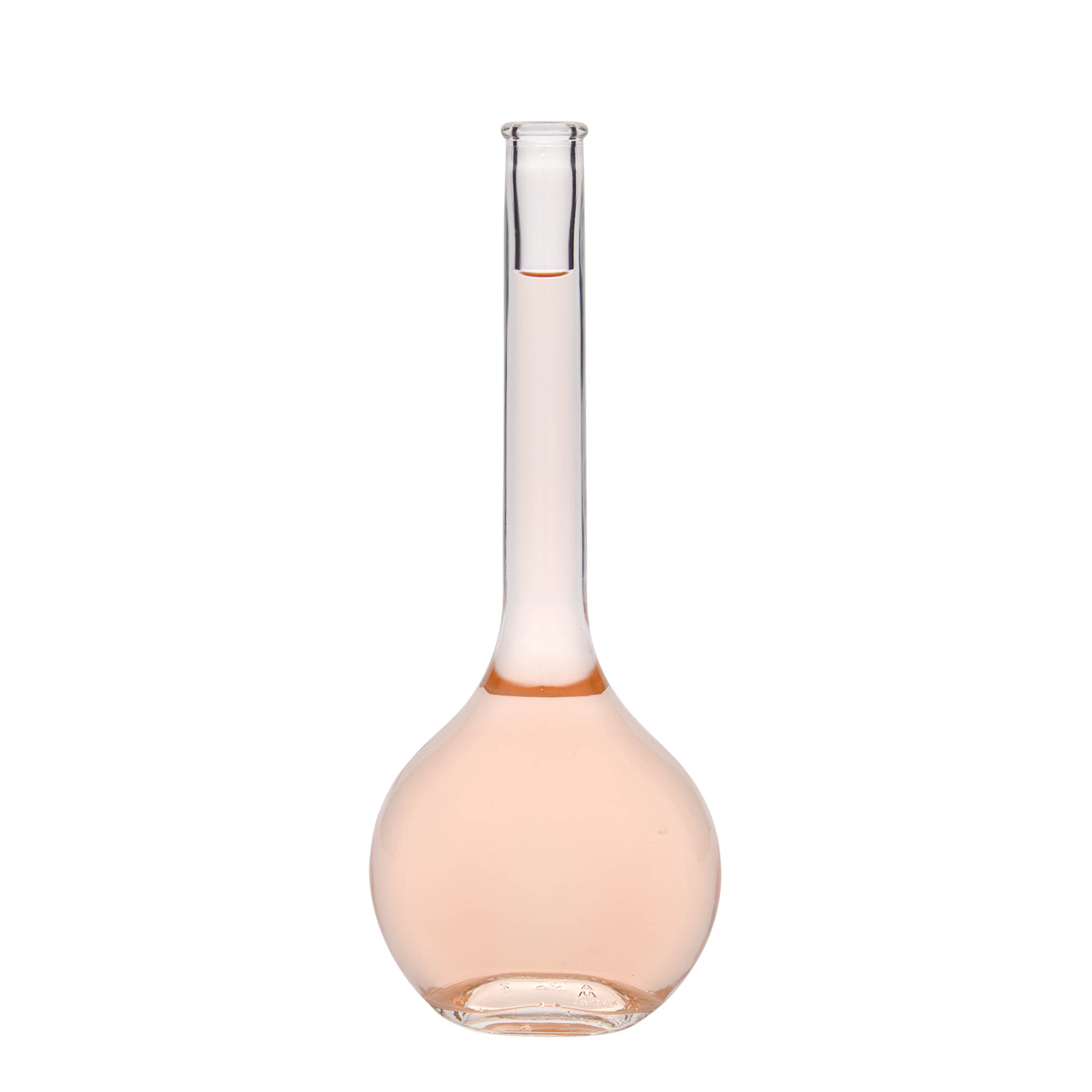 500 ml glasflaska 'Contessa', oval, öppning: kork