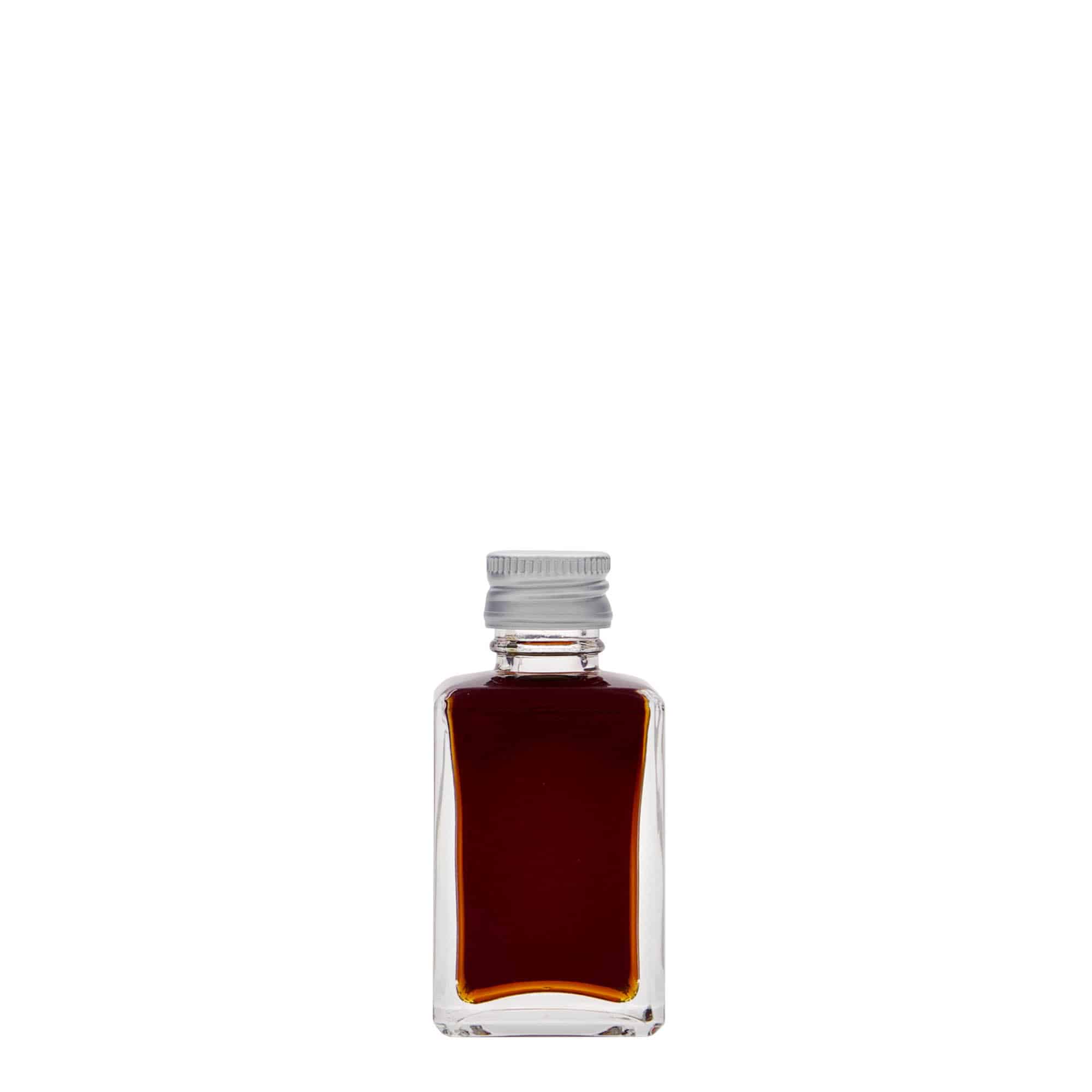30 ml glasflaska 'Tamme', kvadratisk, öppning: PP 18