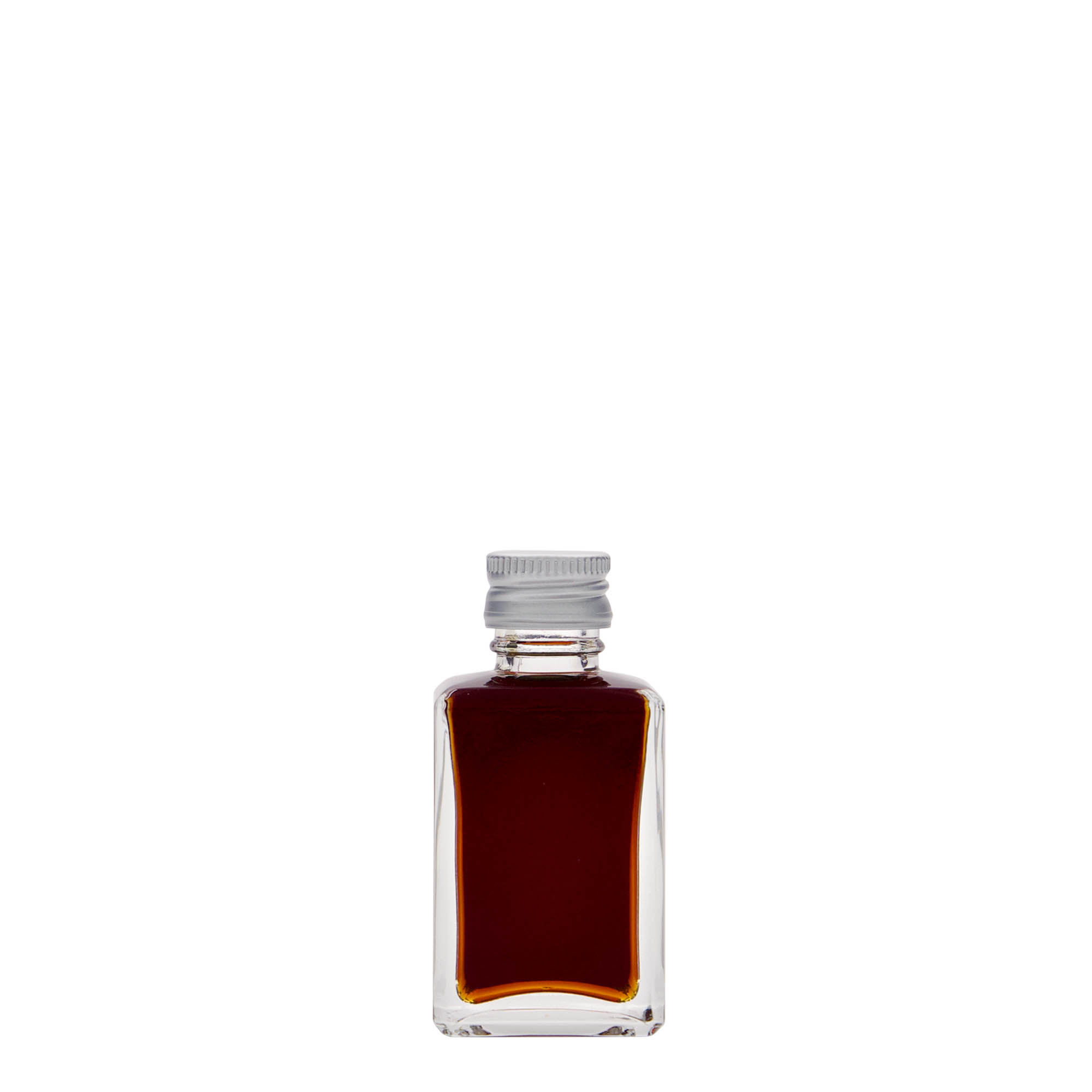 30 ml glasflaska 'Tamme', kvadratisk, öppning: PP 18