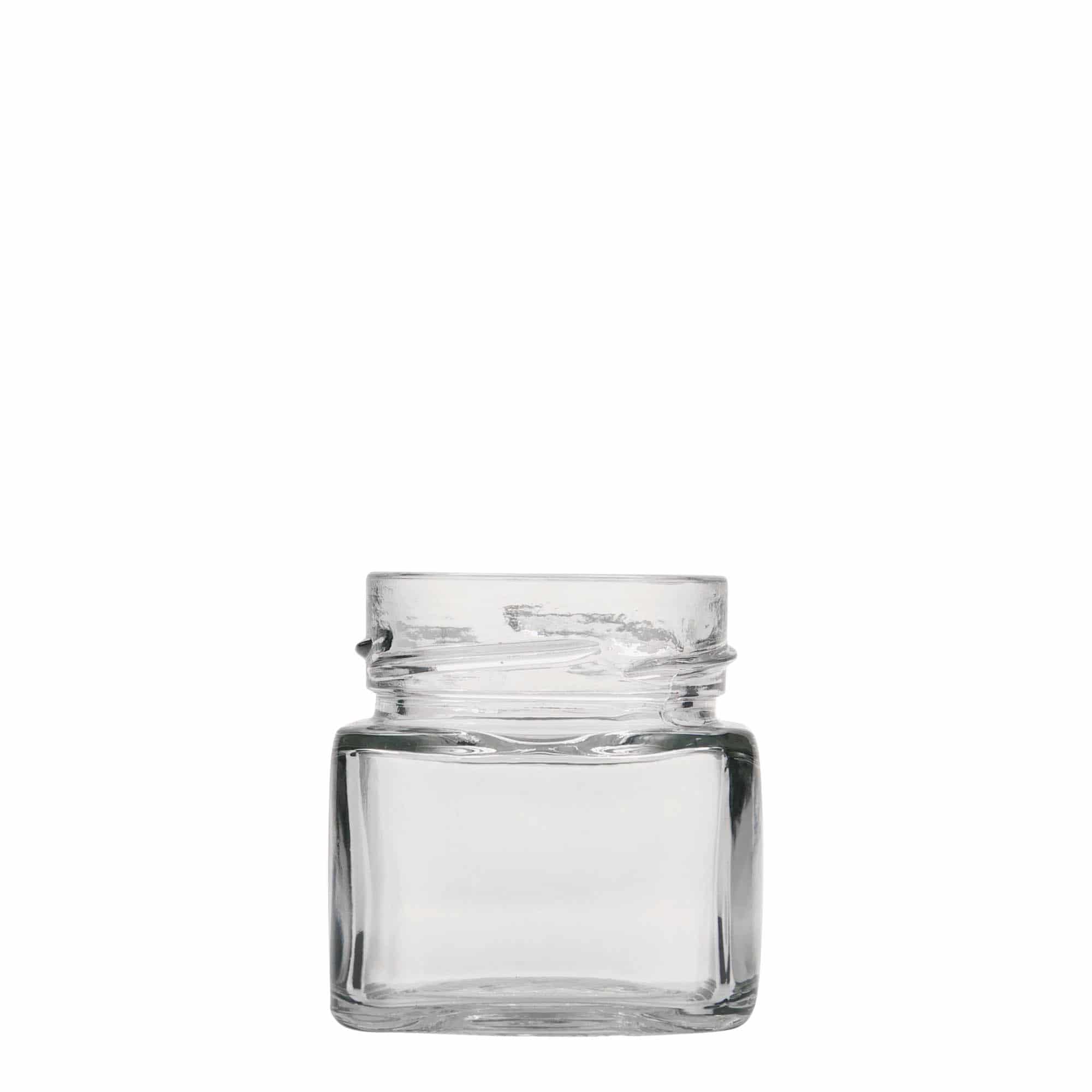 106 ml fyrkantig burk 'Ikarus', mynning: deep twist off (DTO 58) 106 ml fyrkantig burk 'Ikarus', mynning: deep twist off (DTO 58)