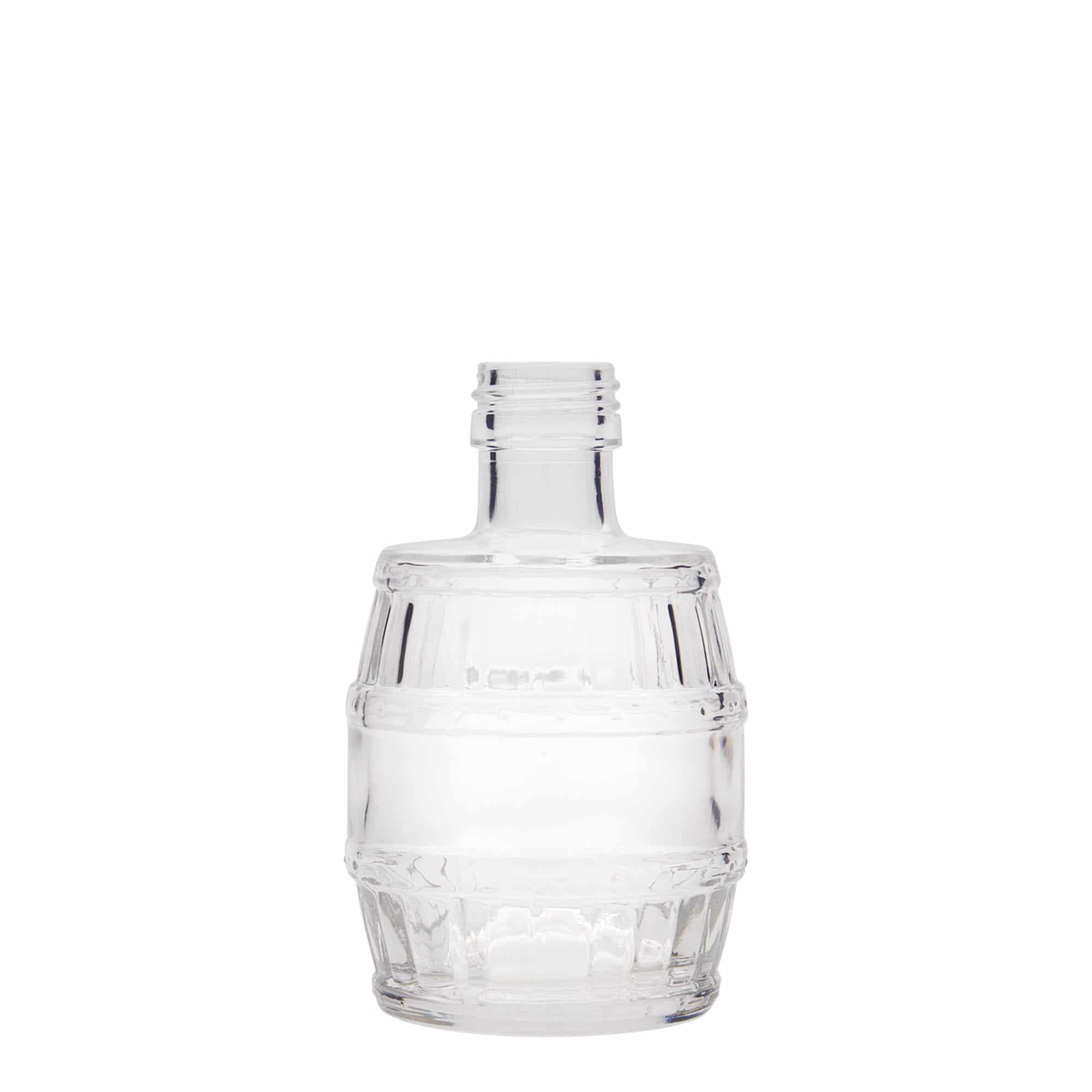 200 ml glasflaska 'Fat', mynning: PP 28