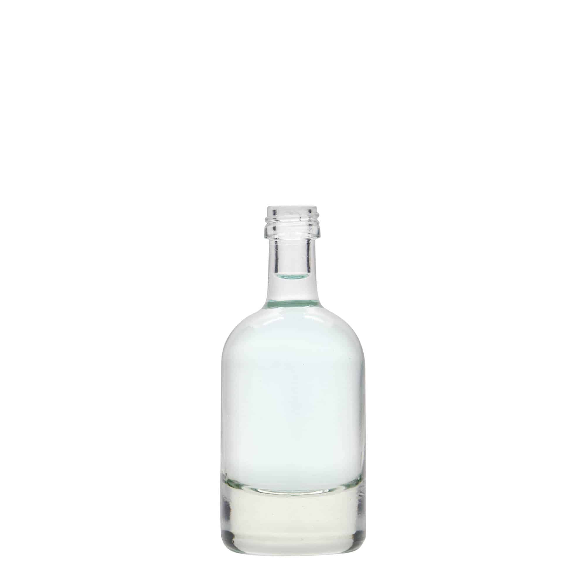50 ml glasflaska 'Linea Uno', mynning: PP 18 50 ml glasflaska 'Linea Uno', mynning: PP 18