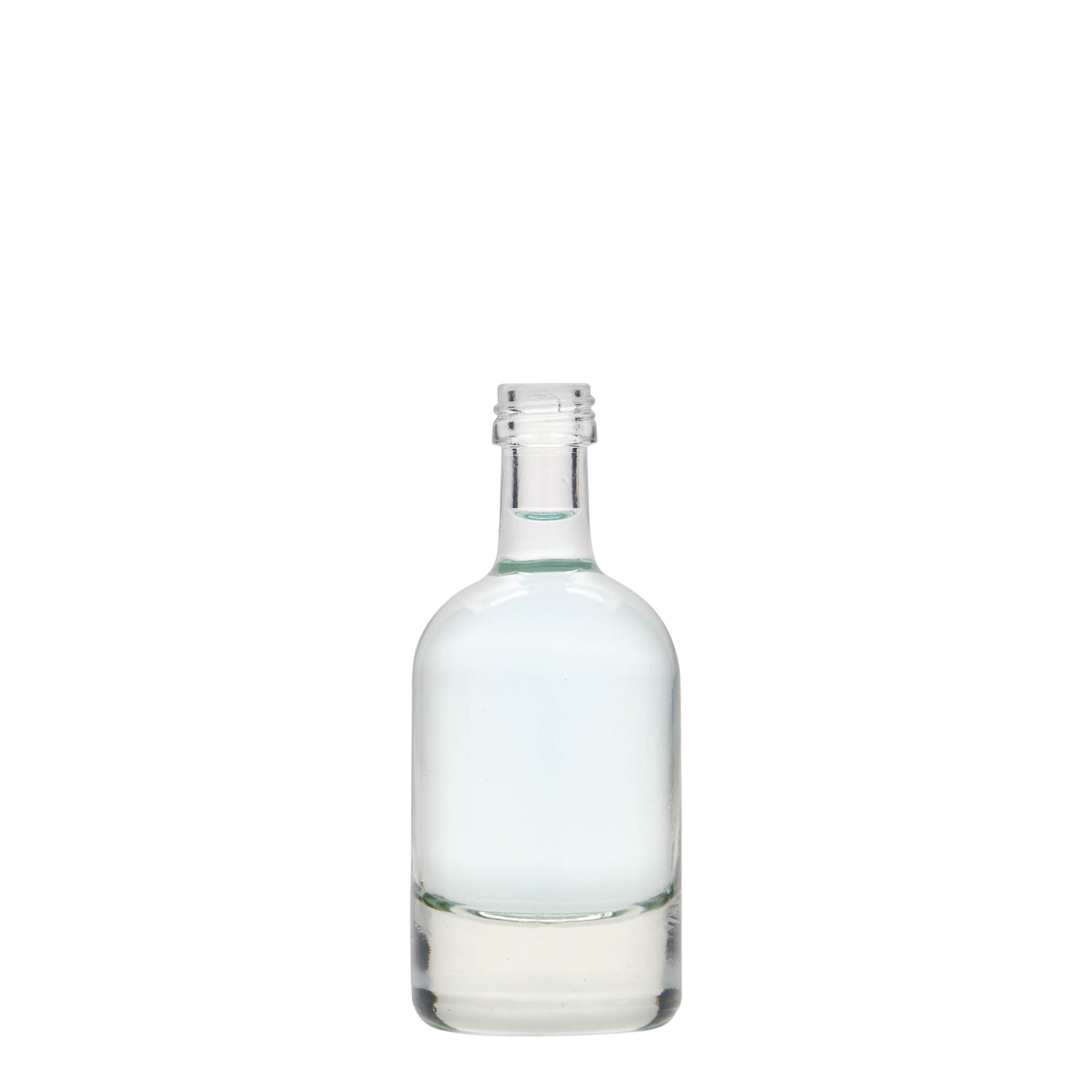 50 ml glasflaska 'Linea Uno', mynning: PP 18 50 ml glasflaska 'Linea Uno', mynning: PP 18