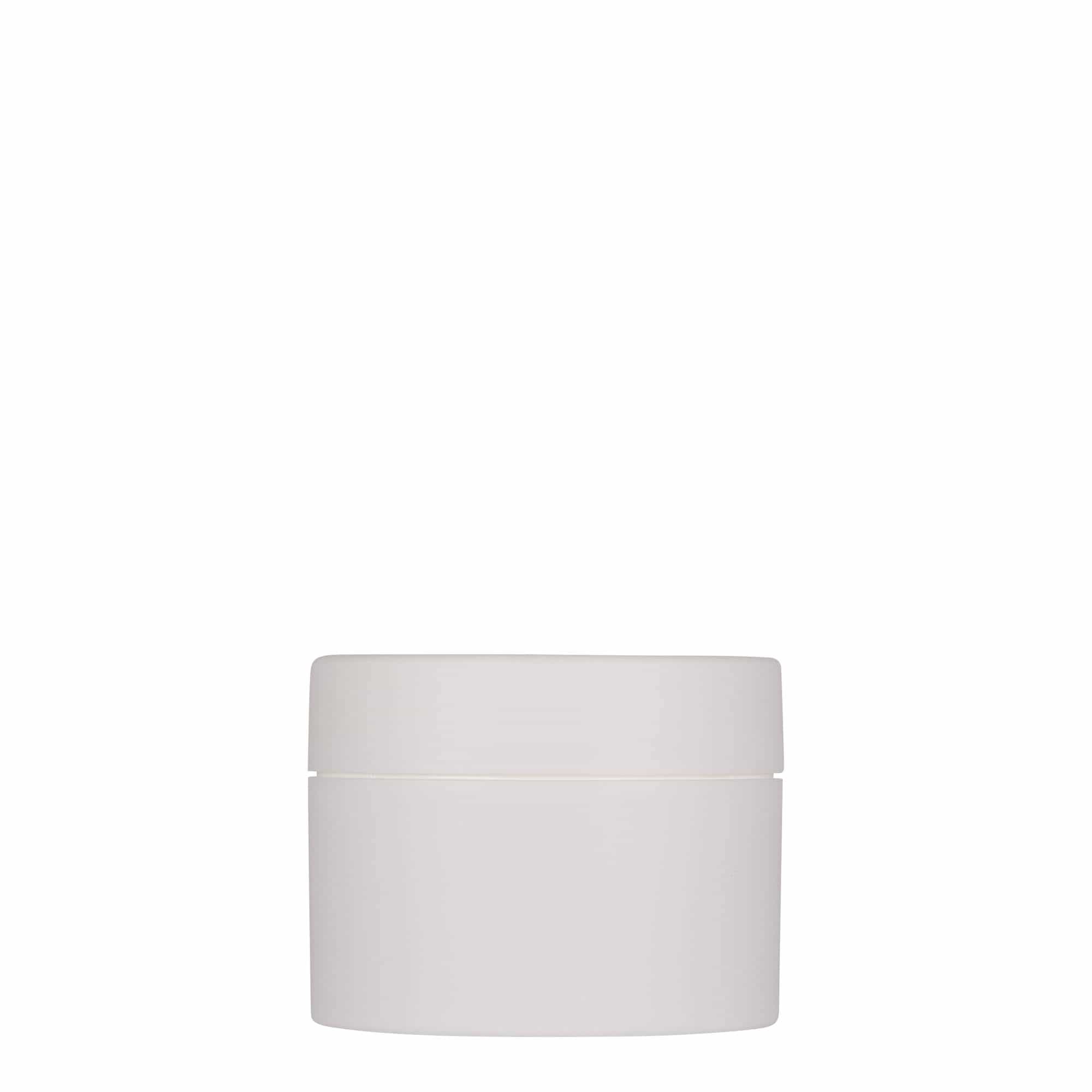 100 ml plastburk 'Antonella', PP, vit, mynning: skruvkapsel