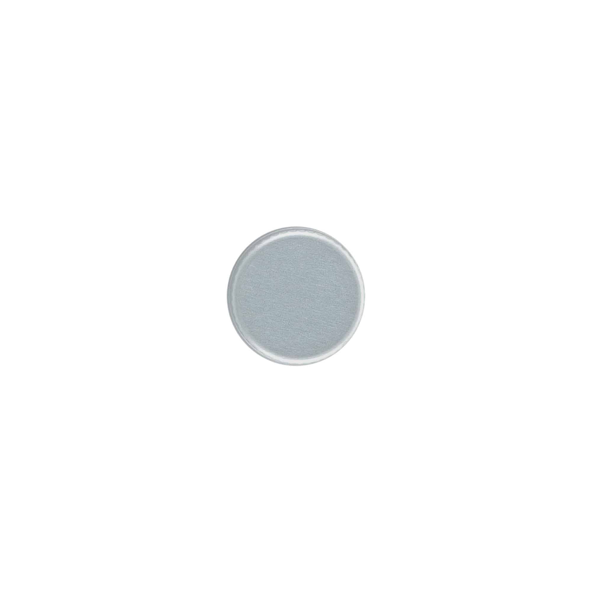 Skruvkork, metall, silver, för mynning: PP 18 Skruvkork, metall, silver, för mynning: PP 18