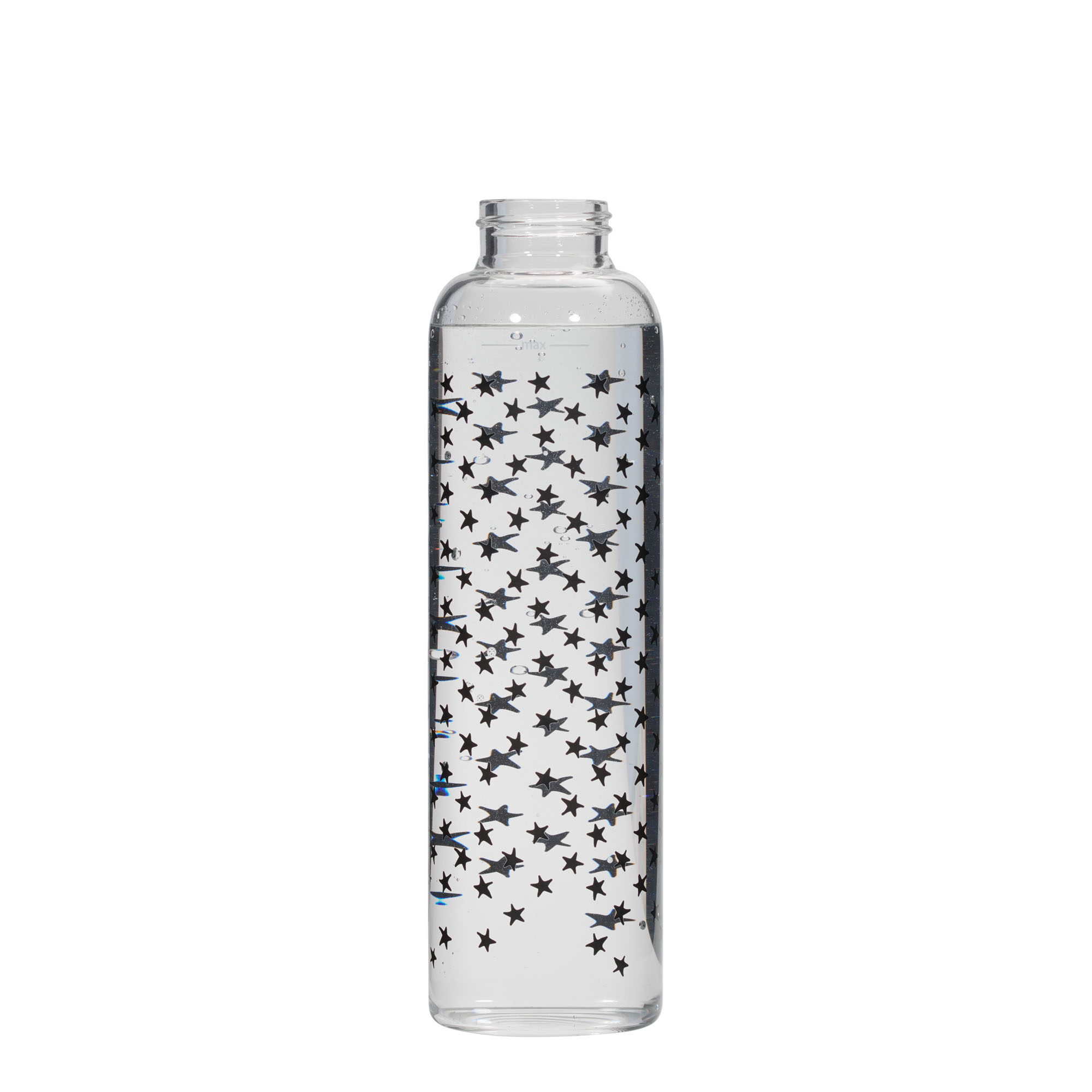 500 ml vattenflaska 'Perseus - Svarta stjärnor', öppning: skruvlock 500 ml vattenflaska 'Perseus - Svarta stjärnor', öppning: skruvlock
