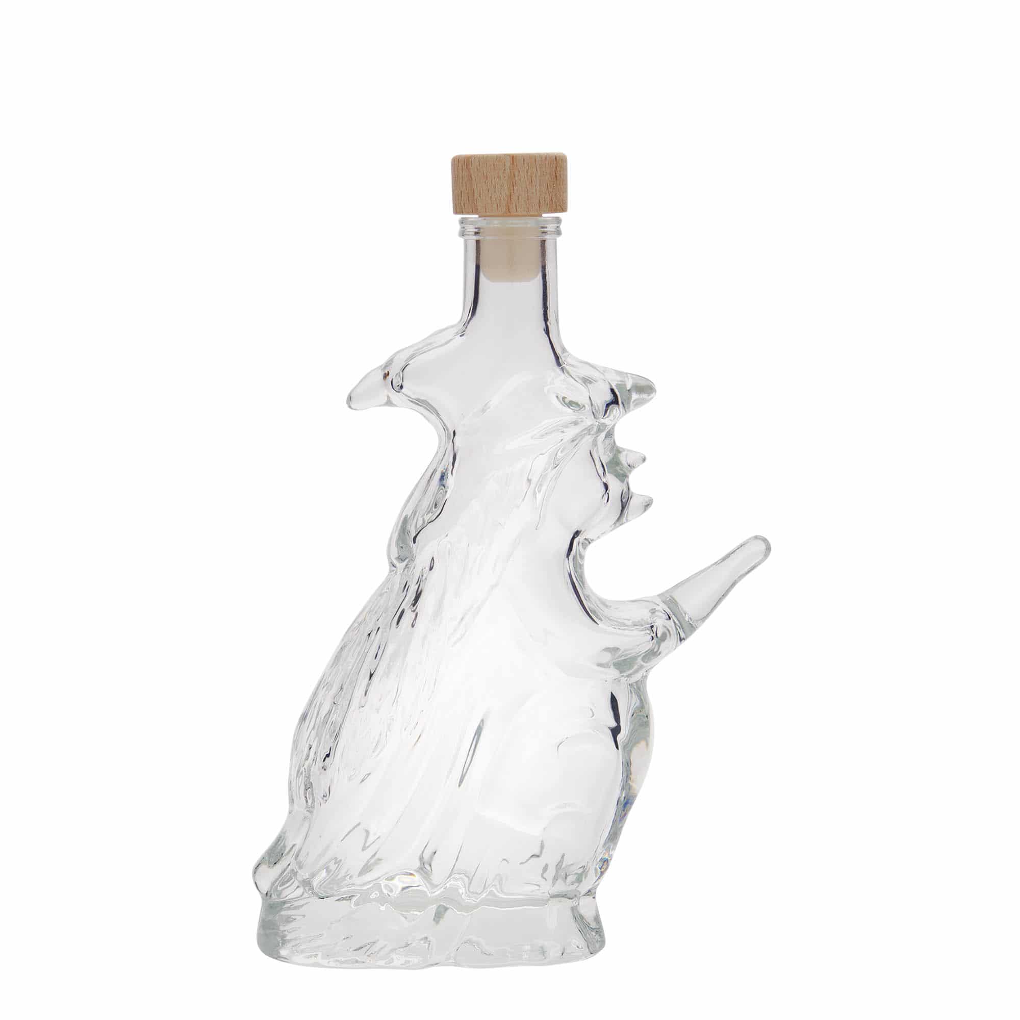 200 ml glasflaska 'Häxa', mynning: kork
