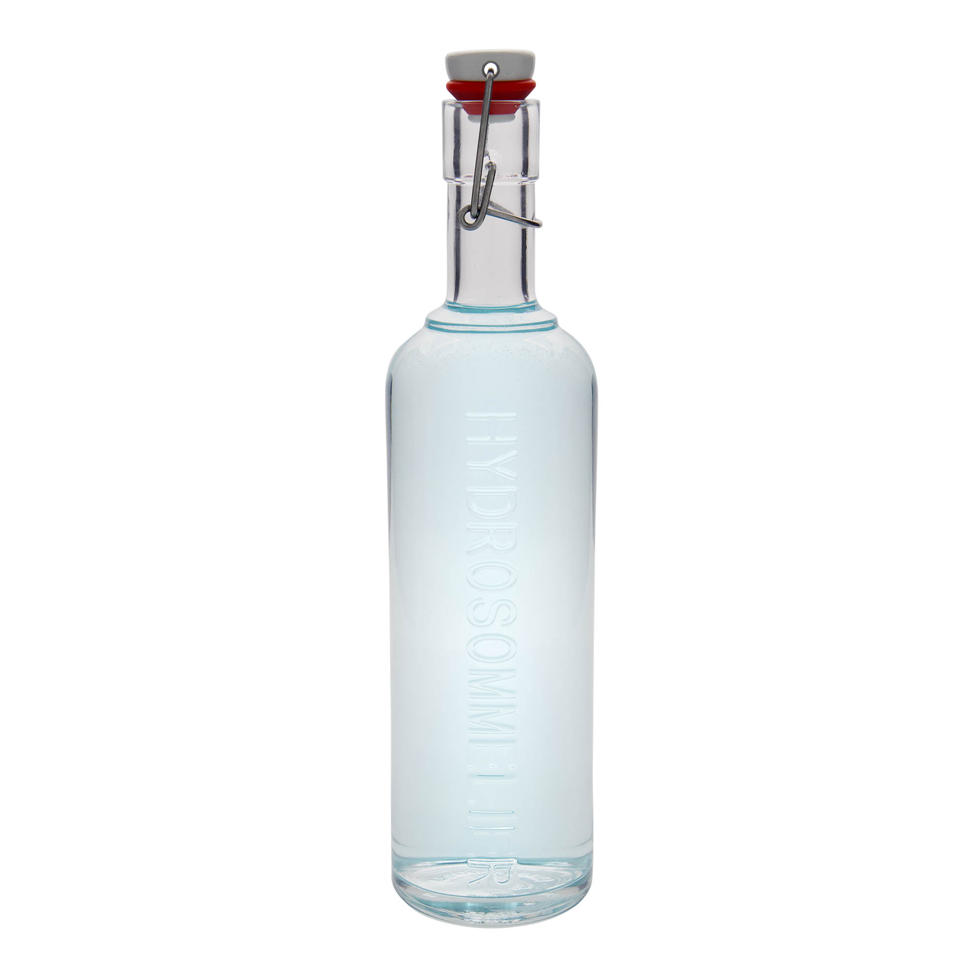 1.000 ml glasflaska 'Optima Hydrosommelier', mynning: bygelstängning 1.000 ml glasflaska 'Optima Hydrosommelier', mynning: bygelstängning