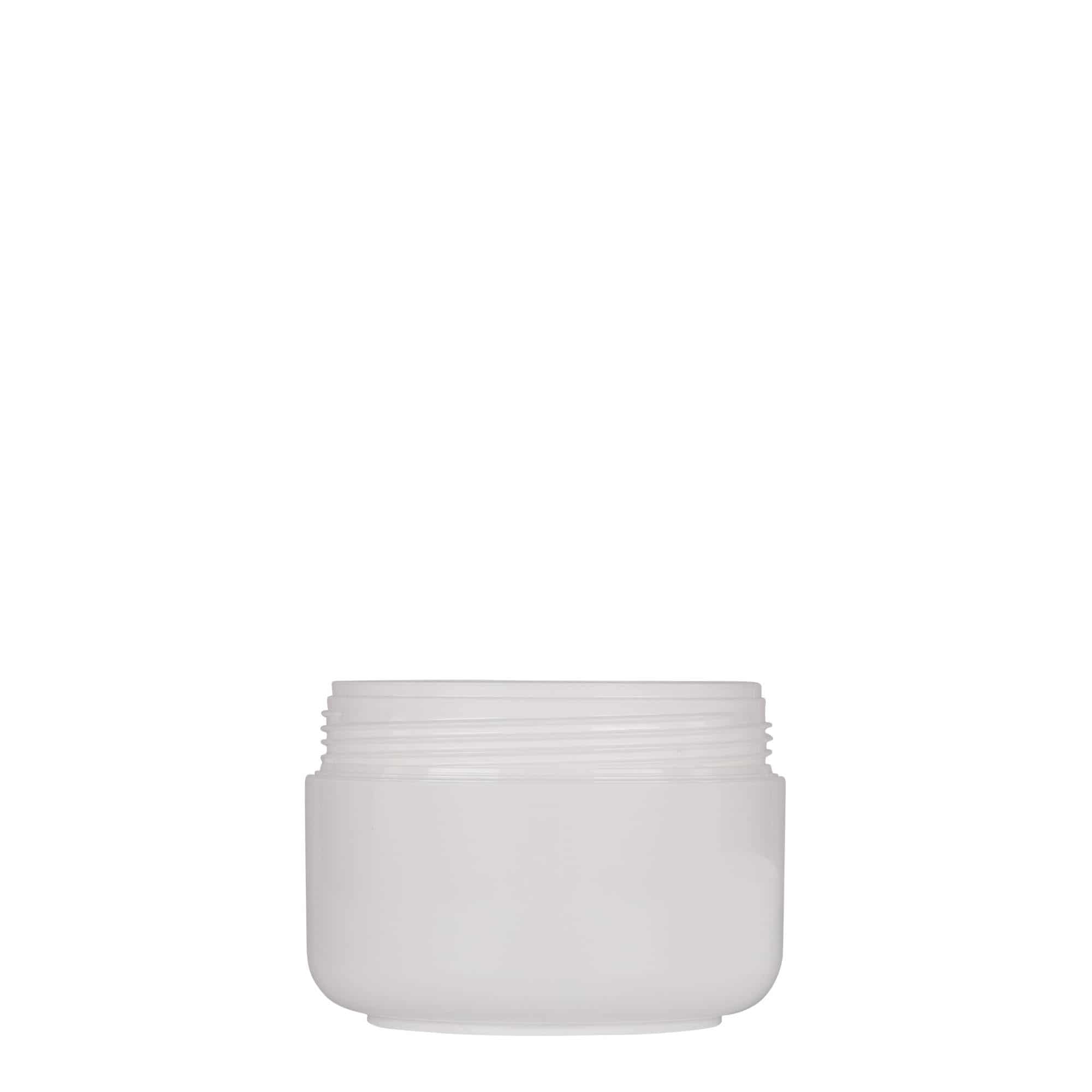 150 ml plastburk 'Bianca', PP, vit, mynning: skruvkapsel