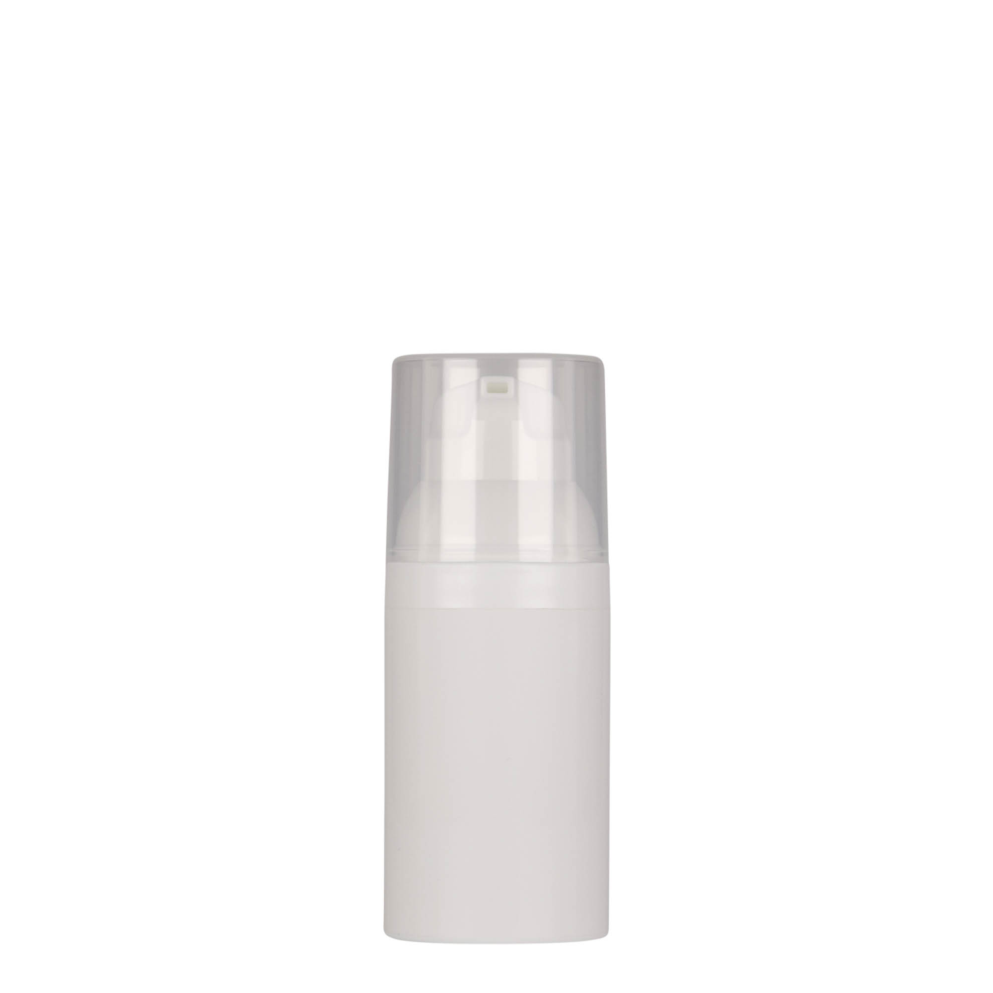 30 ml luftlös dispenser 'Mezzo', PP-plast, vit
