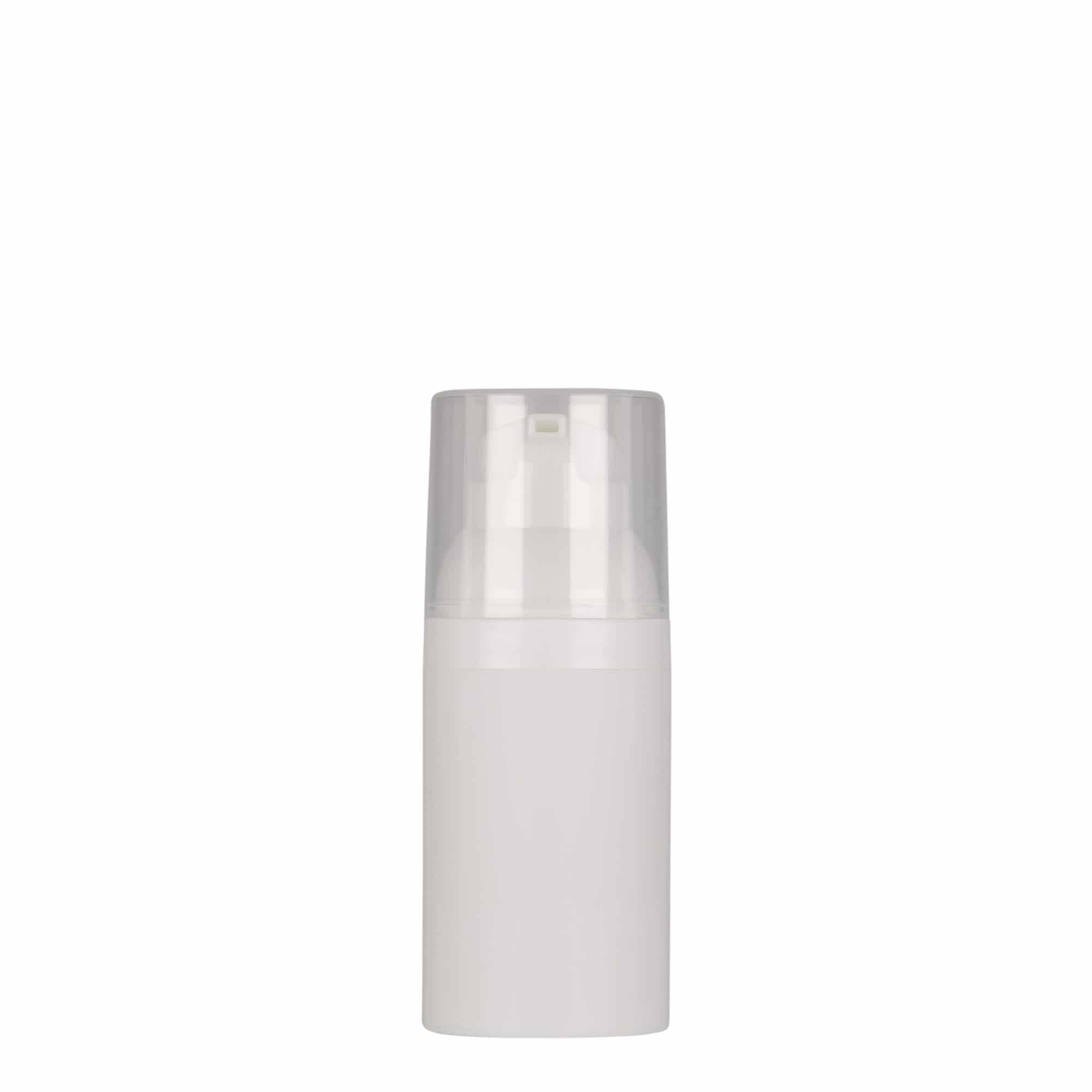 30 ml luftlös dispenser 'Mezzo', PP-plast, vit
