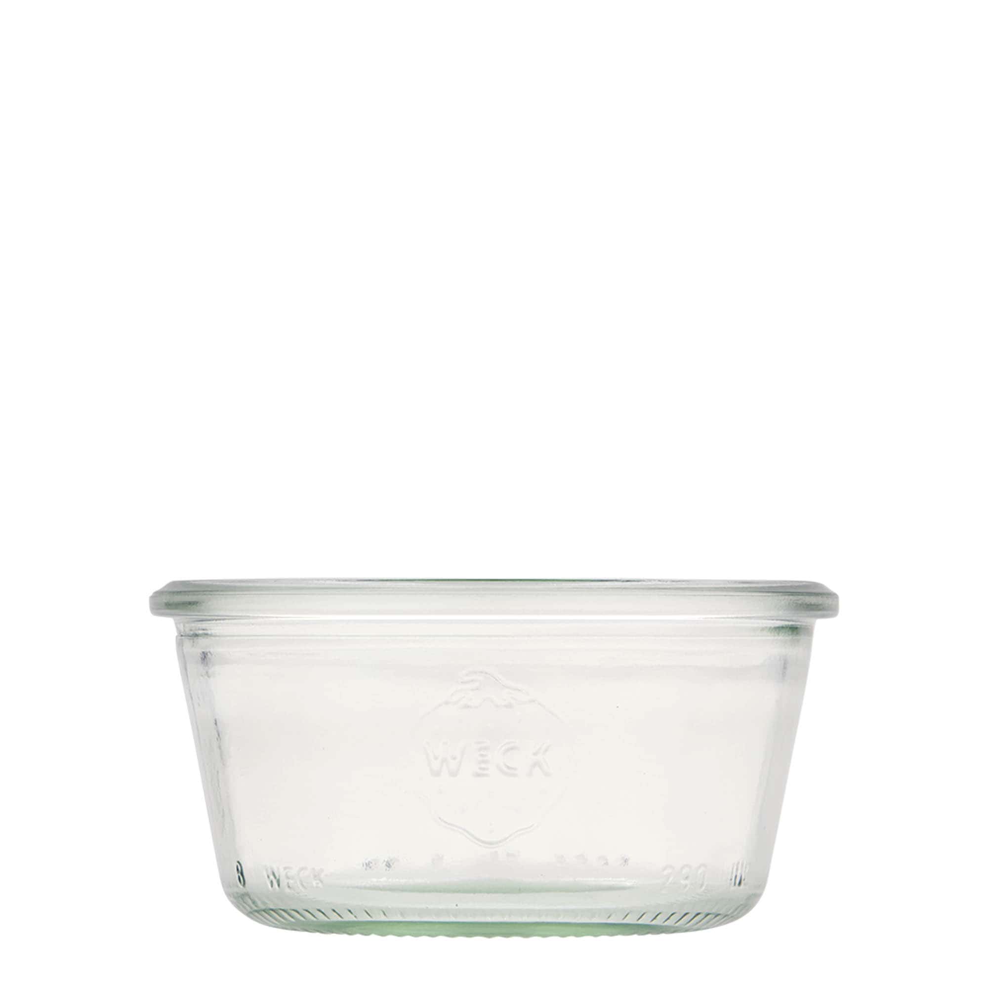 290 ml WECK-sturzglas, mynning: rund kant 290 ml WECK-sturzglas, mynning: rund kant
