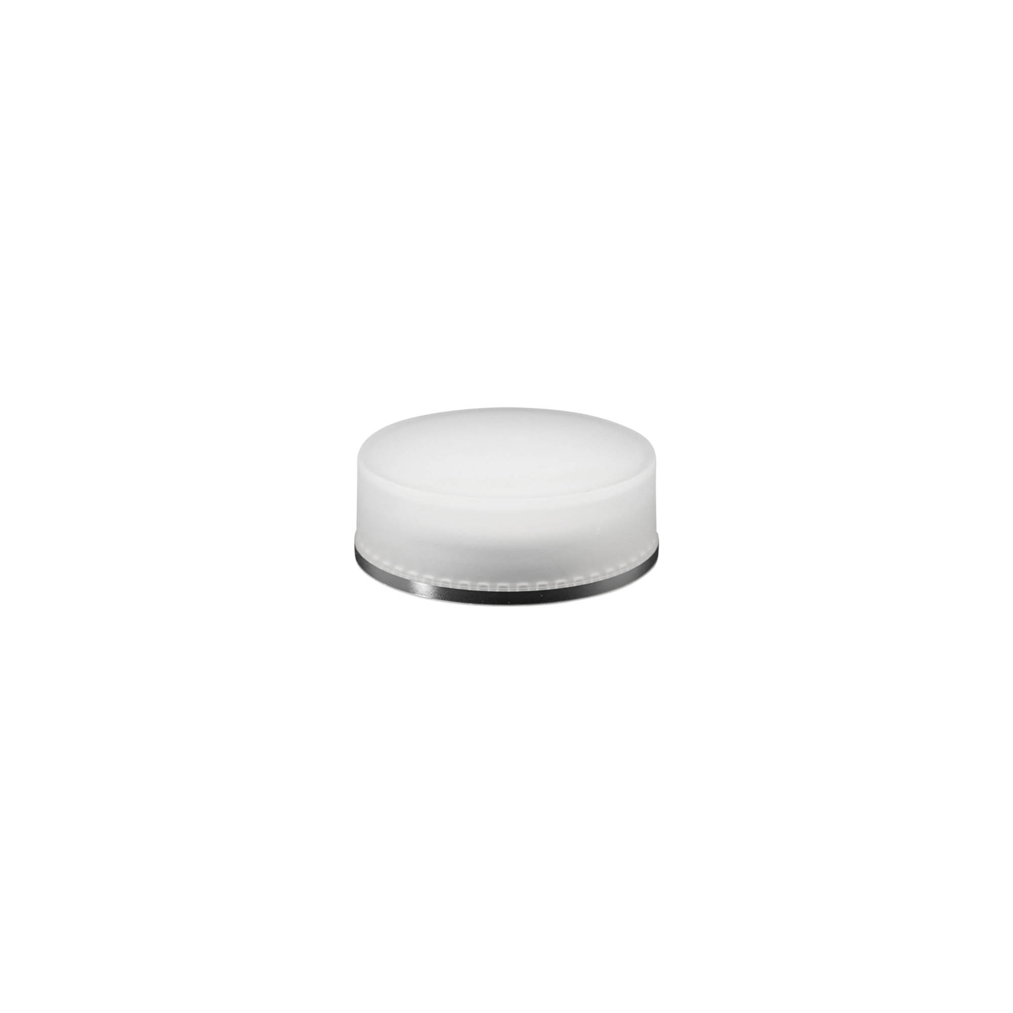 Skruvlock 'Clear/Platin Edition', PP-plast, vitt, för mynning: 45/2P