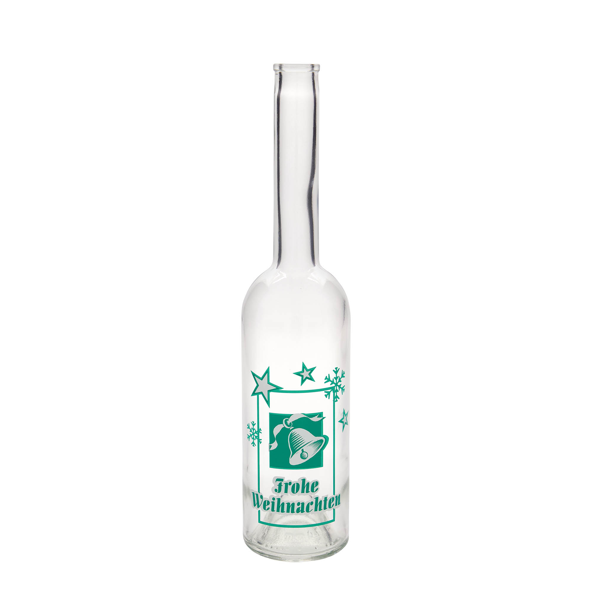 500 ml glasflaska 'Opera', motiv: God Jul, öppning: kork