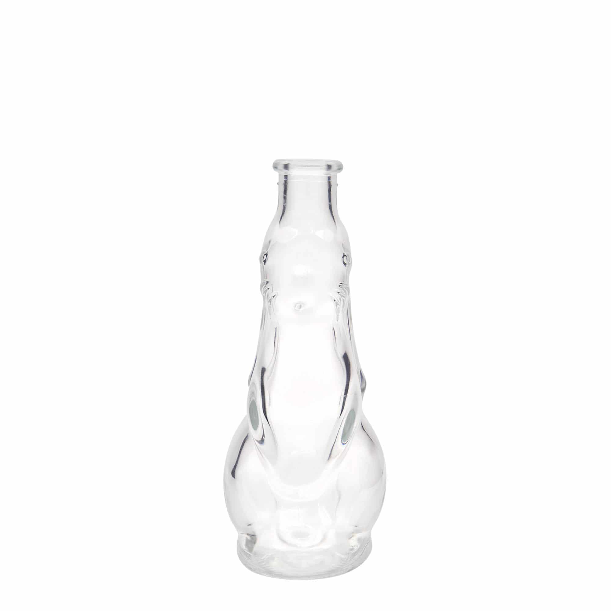 200 ml glasflaska 'Hare', öppning: kork