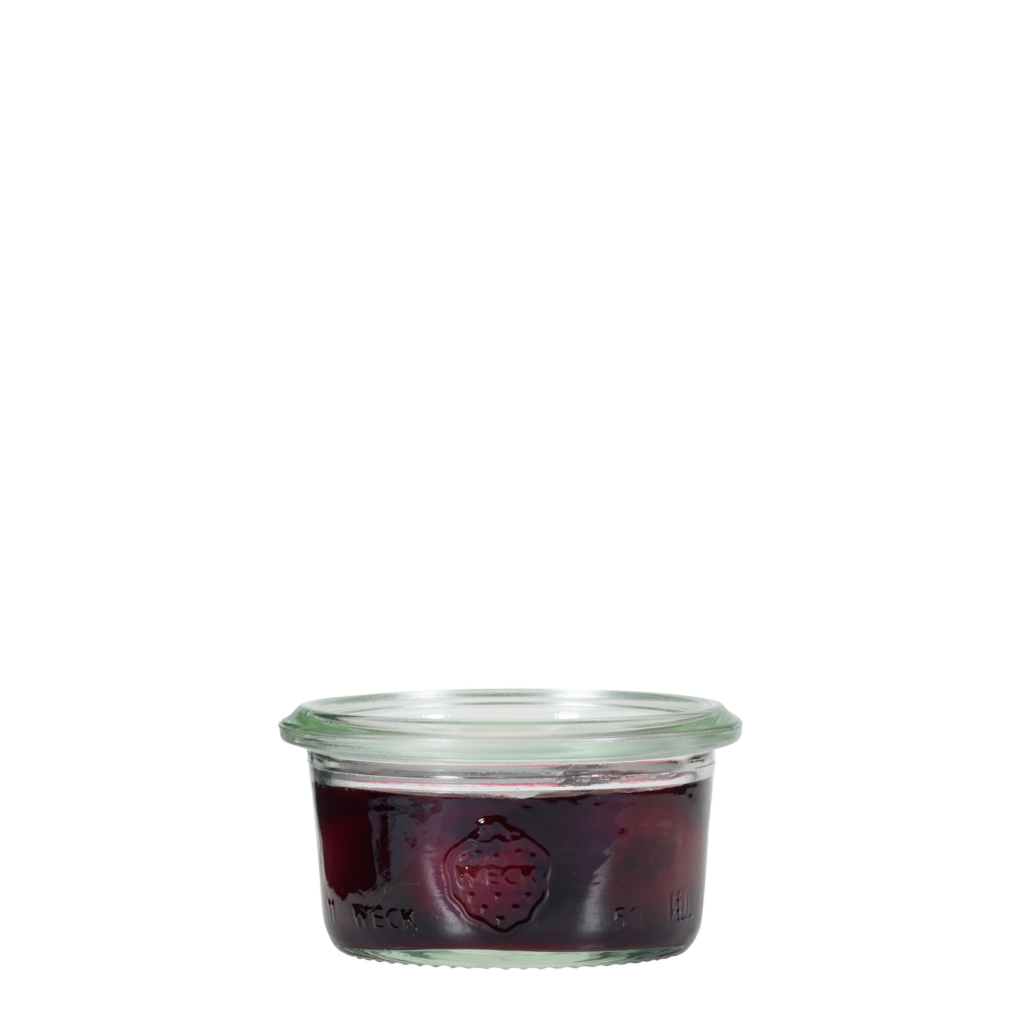 50 ml WECK-störtglas, öppning: rund kant 50 ml WECK-störtglas, öppning: rund kant