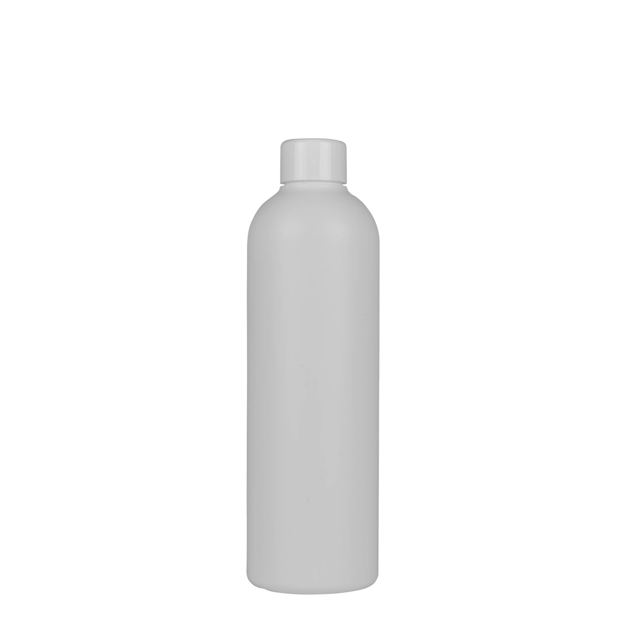 300 ml plastflaska 'Tuffy', HDPE, vit, öppning: 24/410