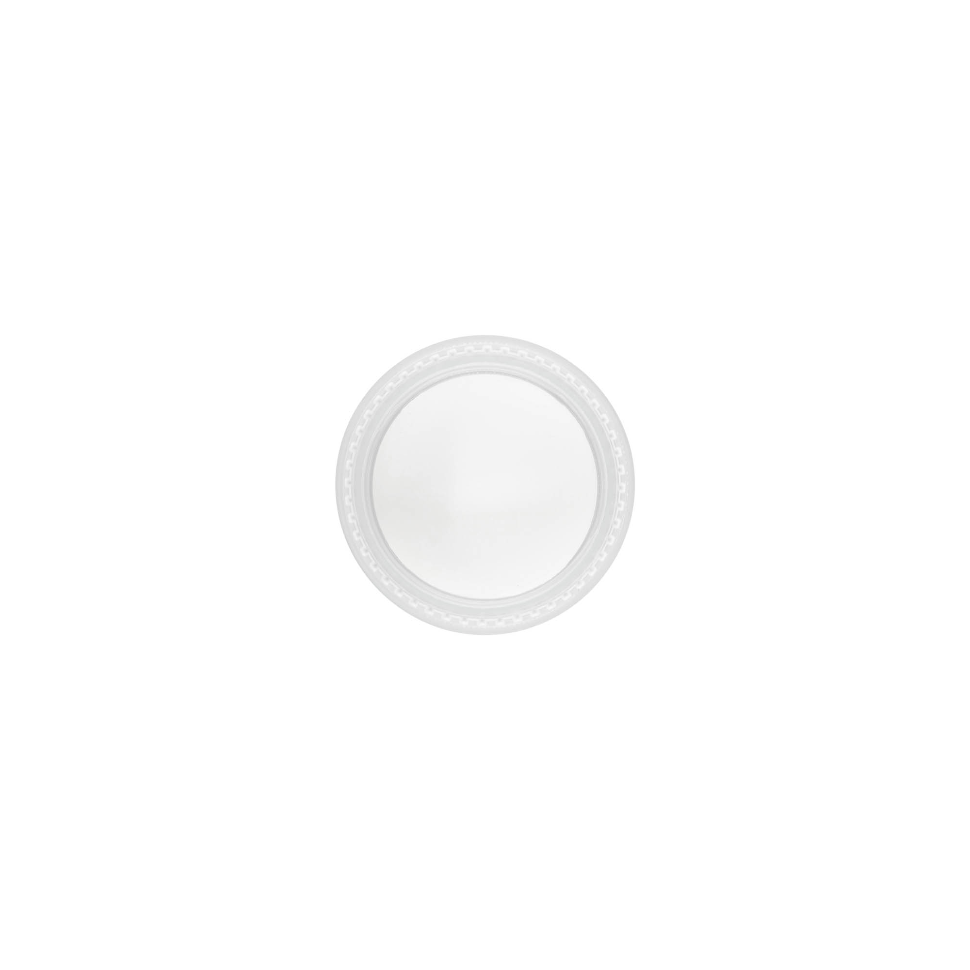 Skruvlock 'Clear/Platin Edition', PP-plast, vitt, för mynning: 45/2P