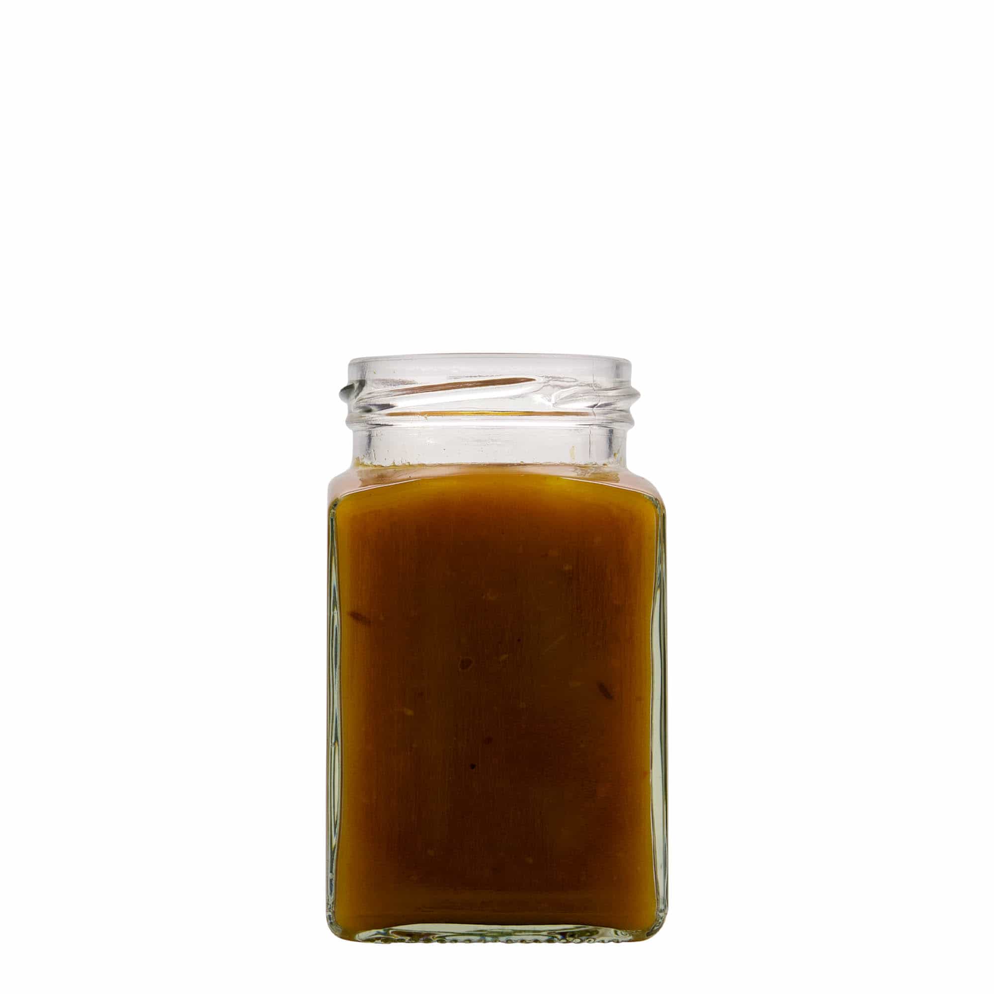 260 ml fyrkantig burk, mynning: twist off (TO 58)